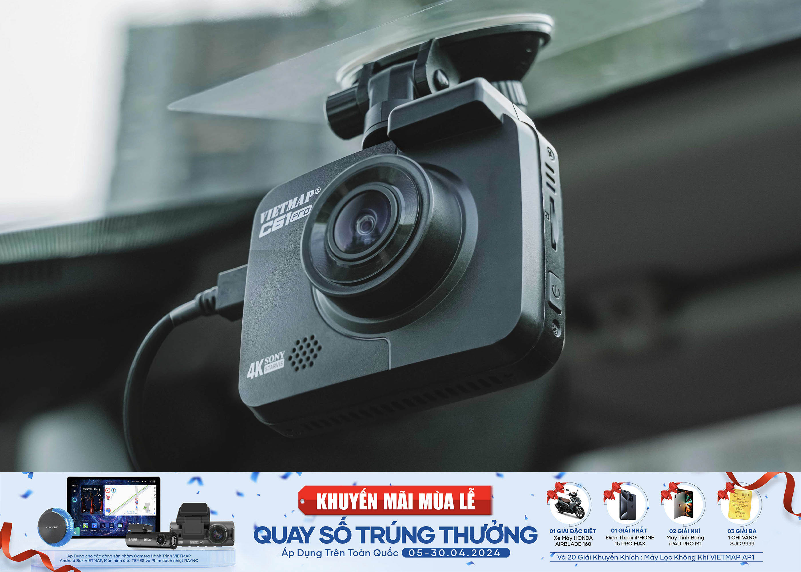 TRẢI NGHIỆM THỰC TẾ CAMERA HÀNH TRÌNH C61 PRO