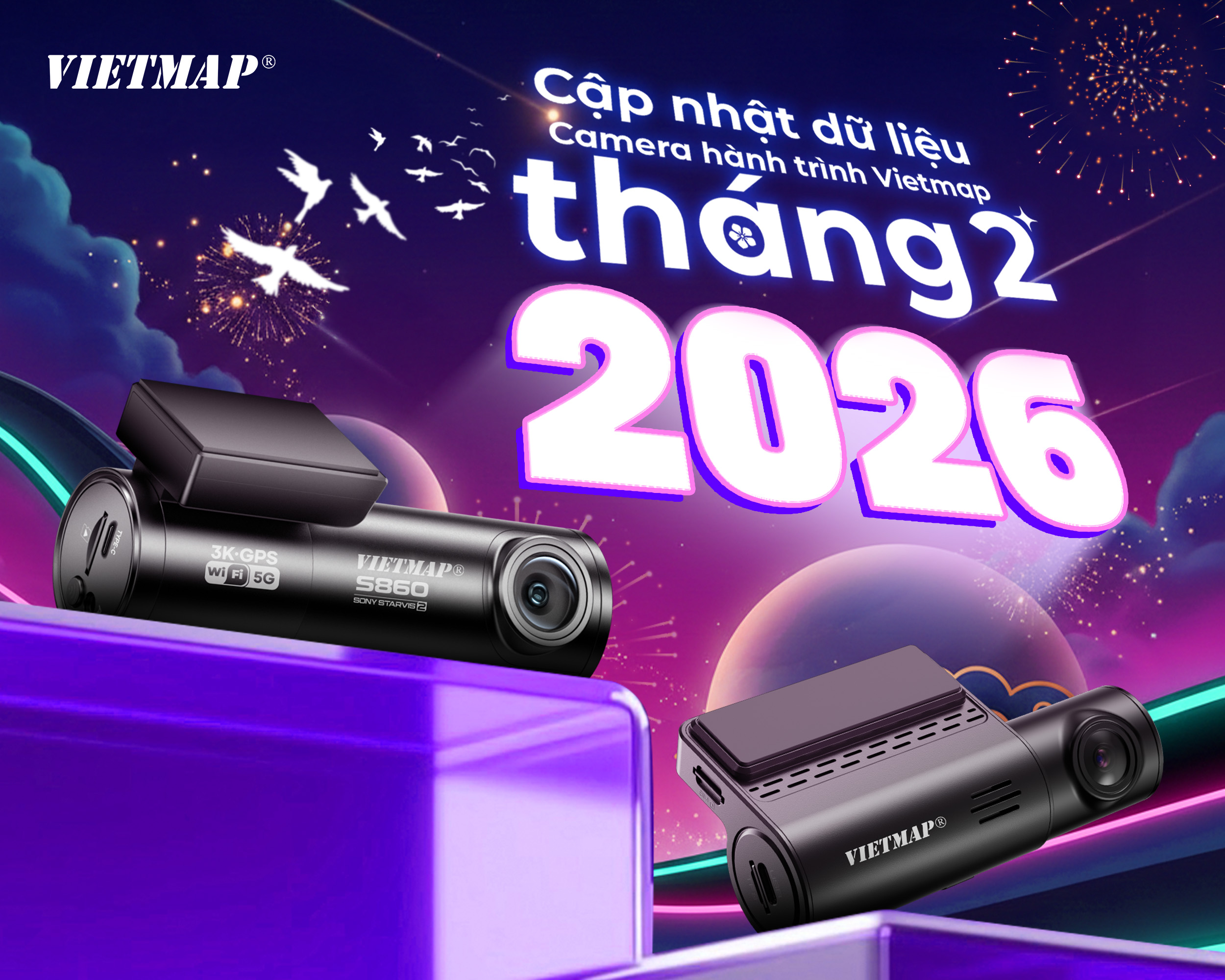 VIETMAP CẬP NHẬT DỮ LIỆU CAMERA HÀNH TRÌNH THÁNG 2 - 2026