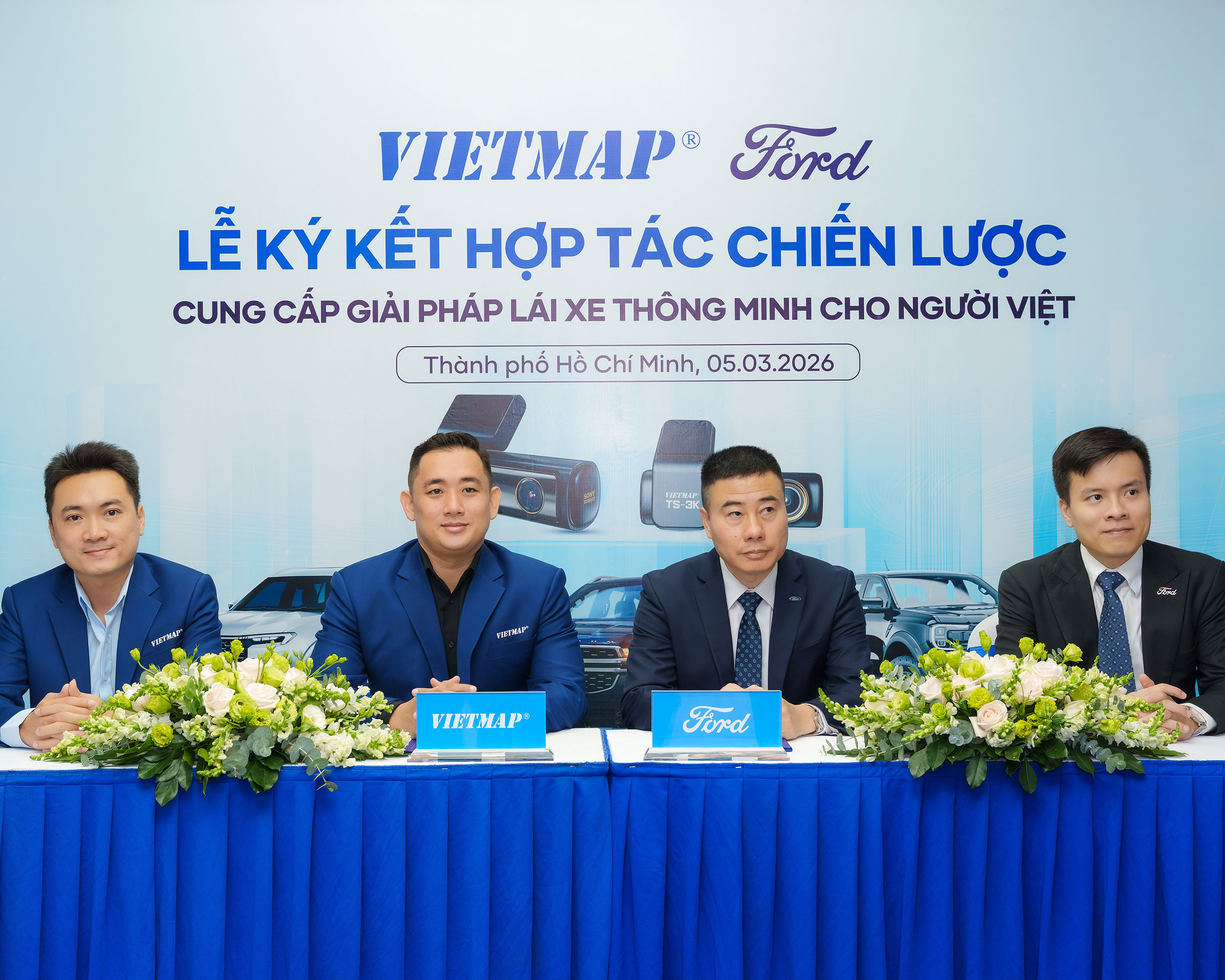 VIETMAP VÀ FORD VIỆT NAM KÝ KẾT HỢP TÁC CHIẾN LƯỢC: NÂNG TẦM TRẢI NGHIỆM LÁI XE AN TOÀN TẠI VIỆT NAM