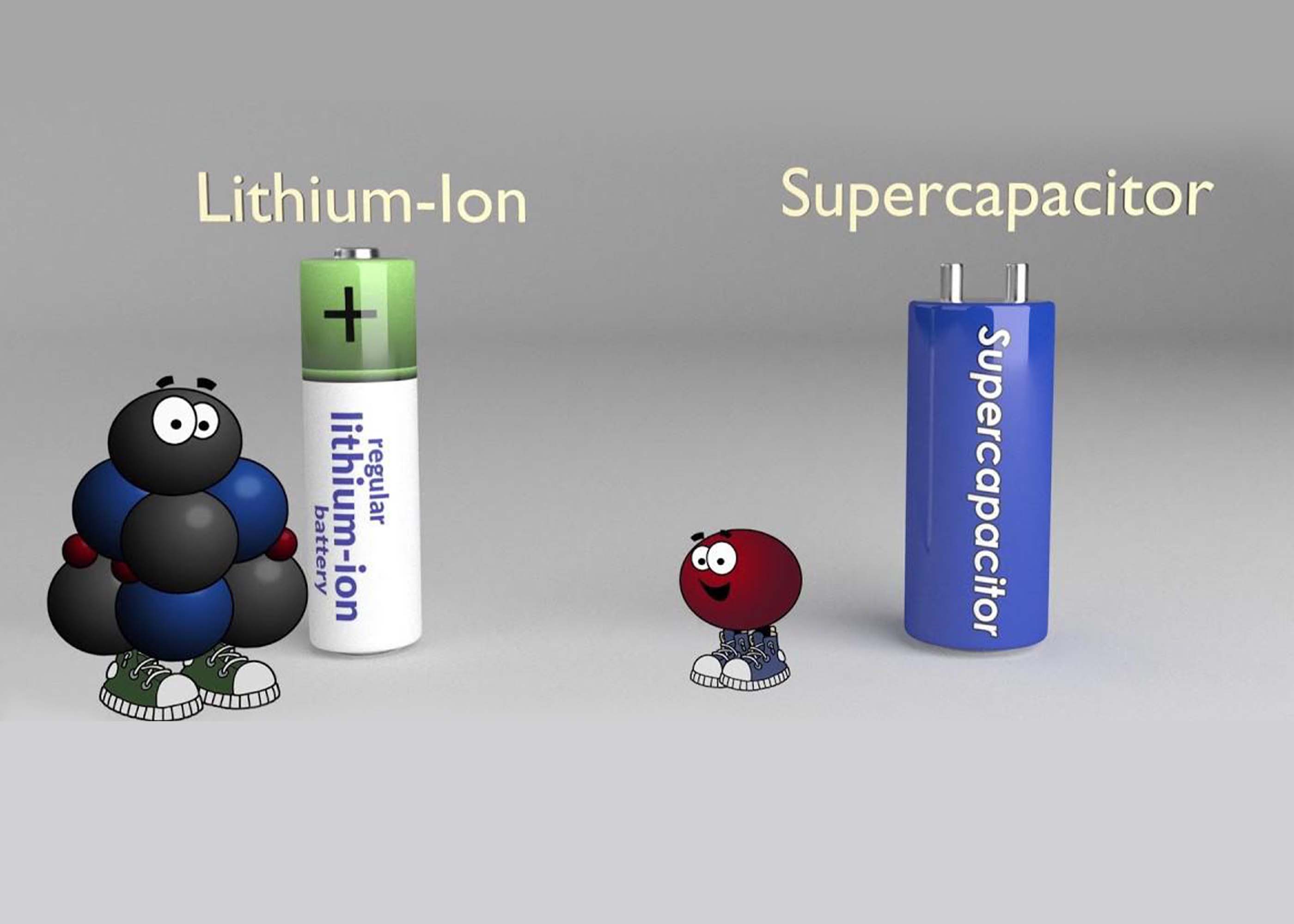 Pin siêu tụ điện so sánh với Pin Lithium Ion