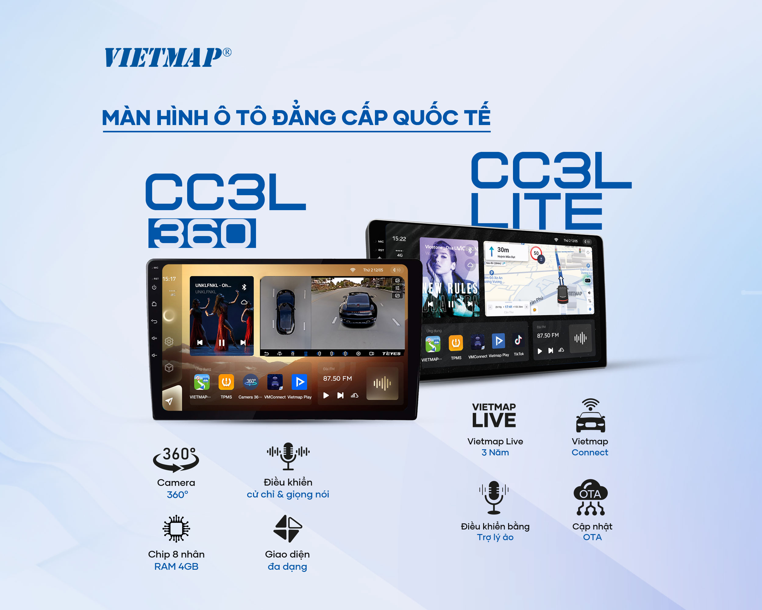 VIETMAP CHÍNH THỨC TRÌNH LÀNG   HAI “TÂN BINH