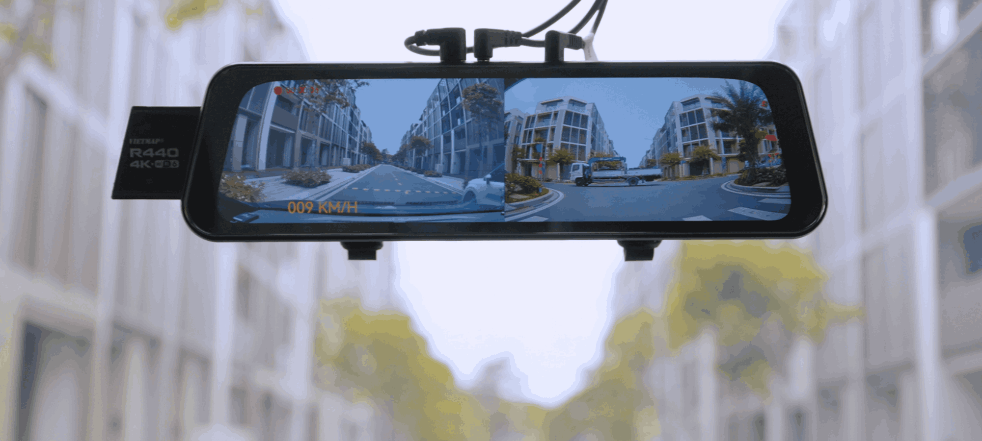 Camera hành trình Vietmap R440 Màn hình kích thước lớn – tùy chỉnh hiển thị linh hoạt