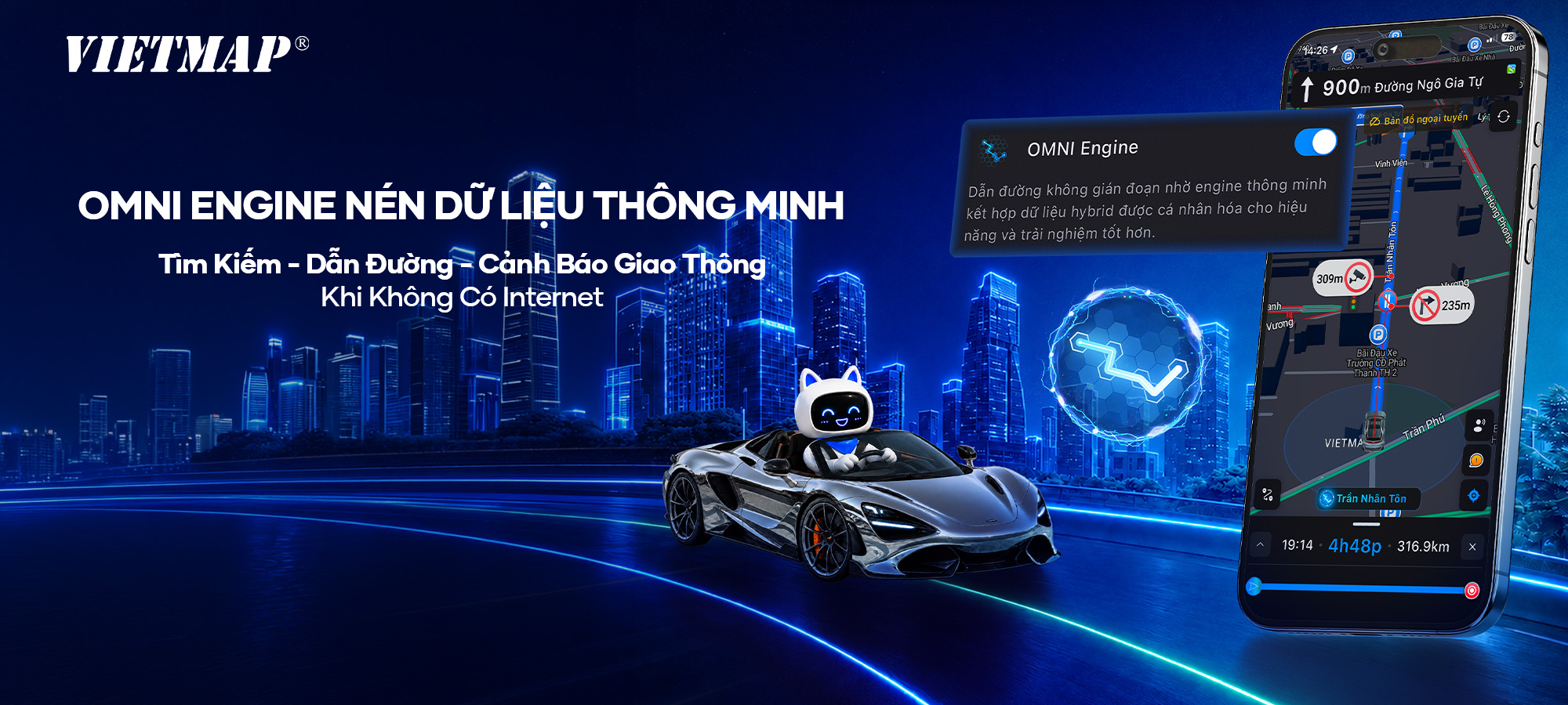 VIETMAP LIVE OMNI - TÍNH NĂNG OMNI ENGINE