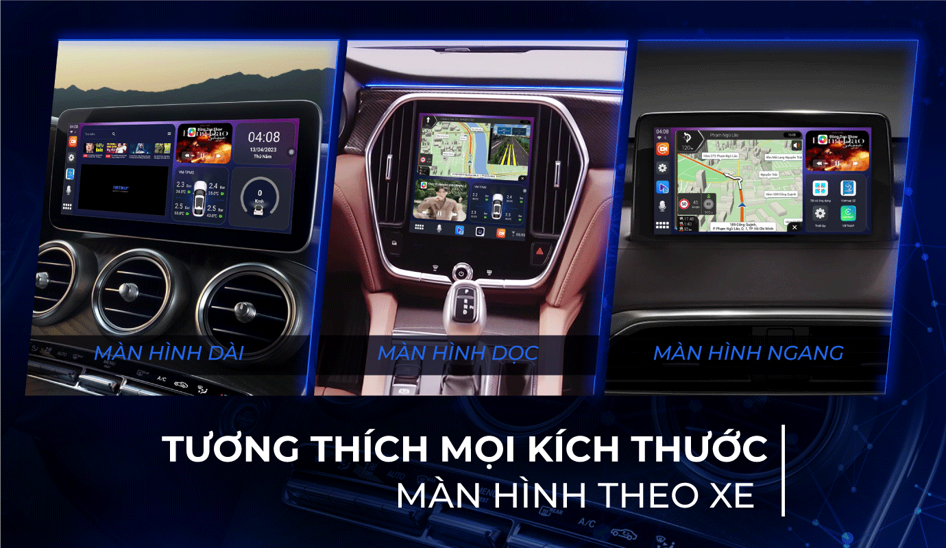 Tương thích mọi kích thướt 