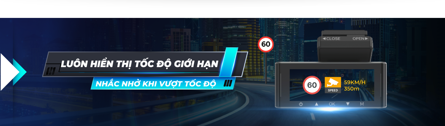 Hiển thị tốc độ giới hạn