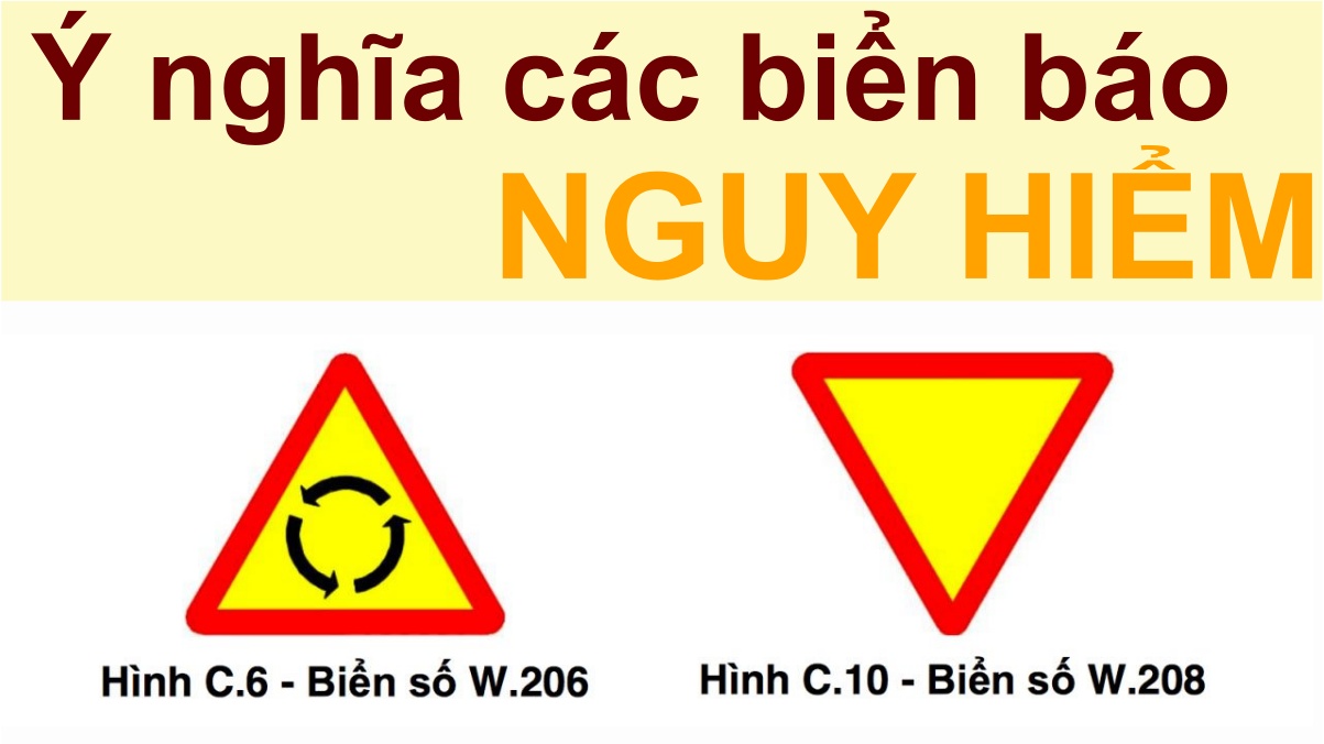 Đặc điểm biển báo nguy hiểm: Nhằm nâng cao ý thức an toàn giao thông, các biển báo nguy hiểm được trang bị thêm các đặc điểm đặc biệt để thu hút sự chú ý của người lái xe. Với màu sắc nổi bật, hình ảnh minh họa sinh động và câu thông báo ngắn gọn, các biển báo nguy hiểm giúp tăng cường khả năng phát hiện và phản ứng kịp thời trong các tình huống nguy hiểm. Hãy xem các hình ảnh liên quan để củng cố kiến thức của bạn về các biển báo nguy hiểm.