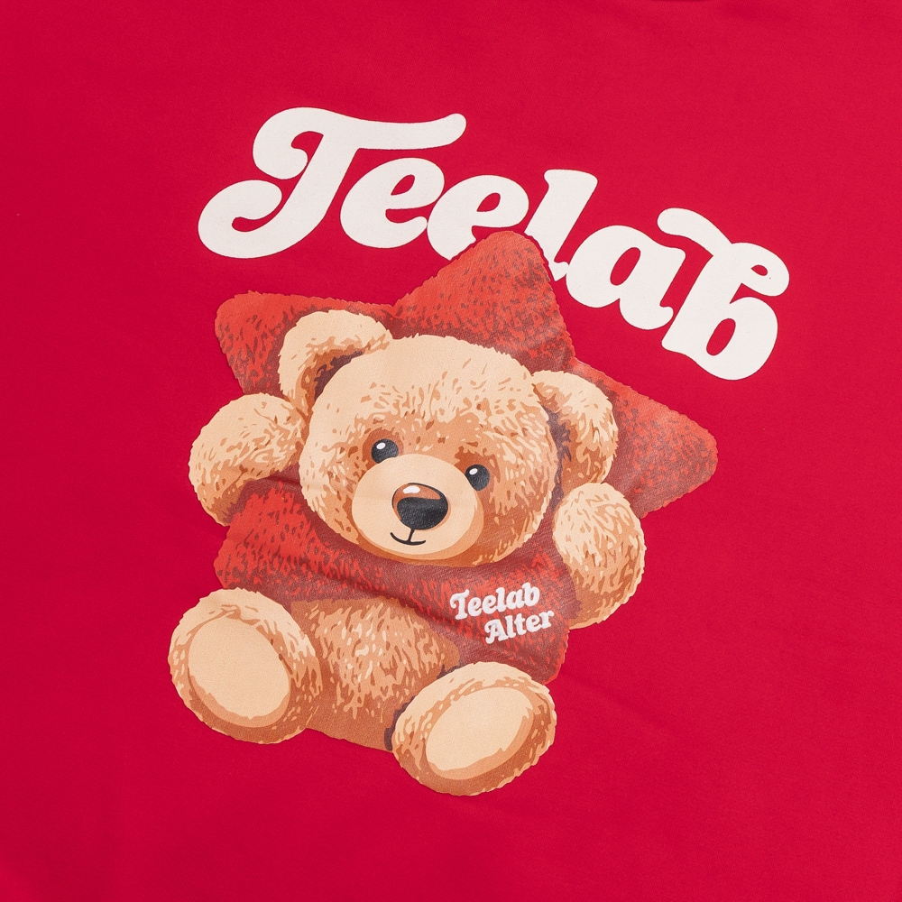 [Tặng Gấu] [Tặng Túi] Áo Sweater Teelab Alter Semi-boxy Nỉ Bông In Lụa Teddy Star Collection Unisex HD134