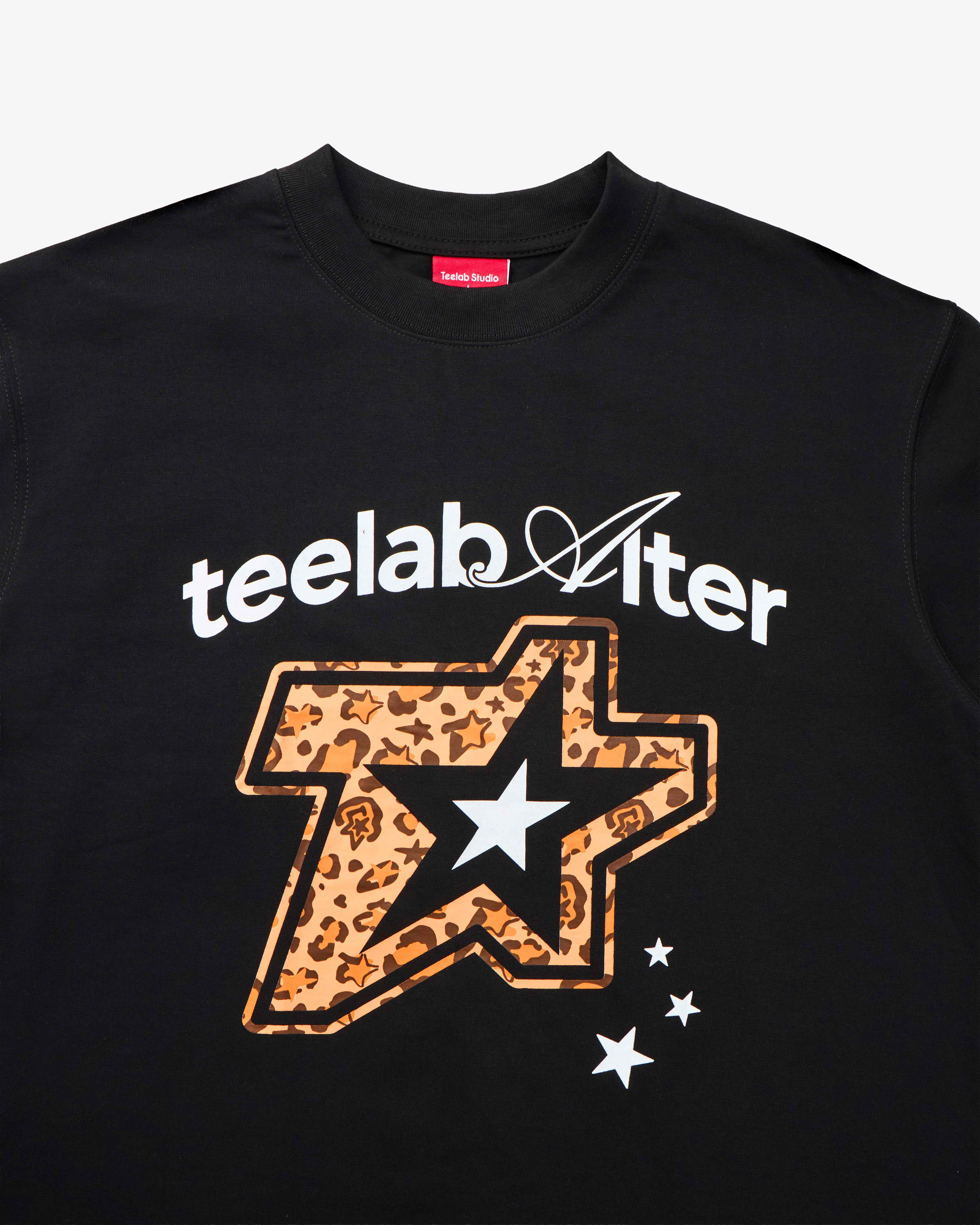 Áo Thun Local Brand Unisex Teelab Leopard Star TS345