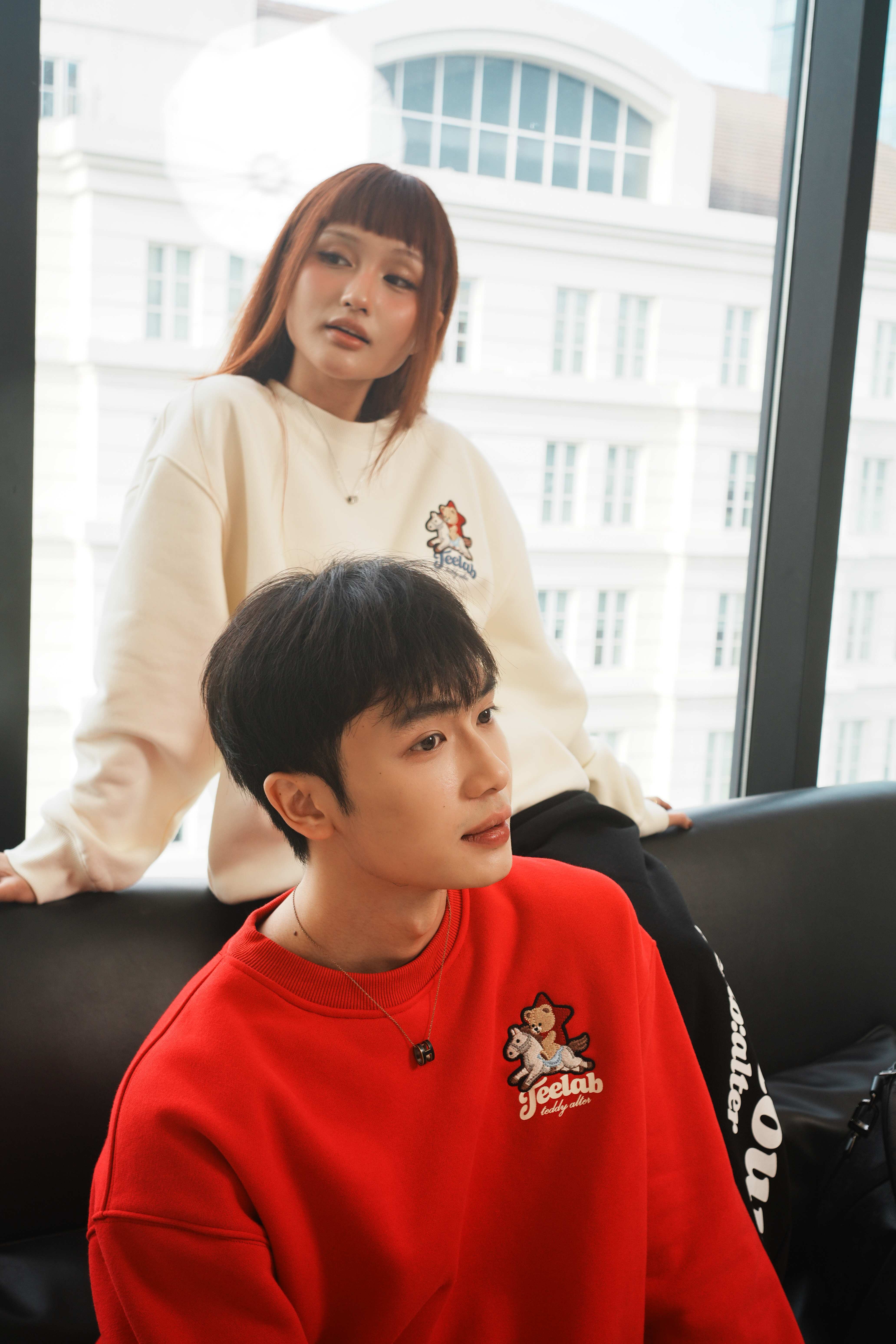 [Tặng Gấu] [Tặng Túi] Áo Sweater Teelab Alter Oversize Nỉ Bông Thêu Teddy TET EDITION Unisex HD137