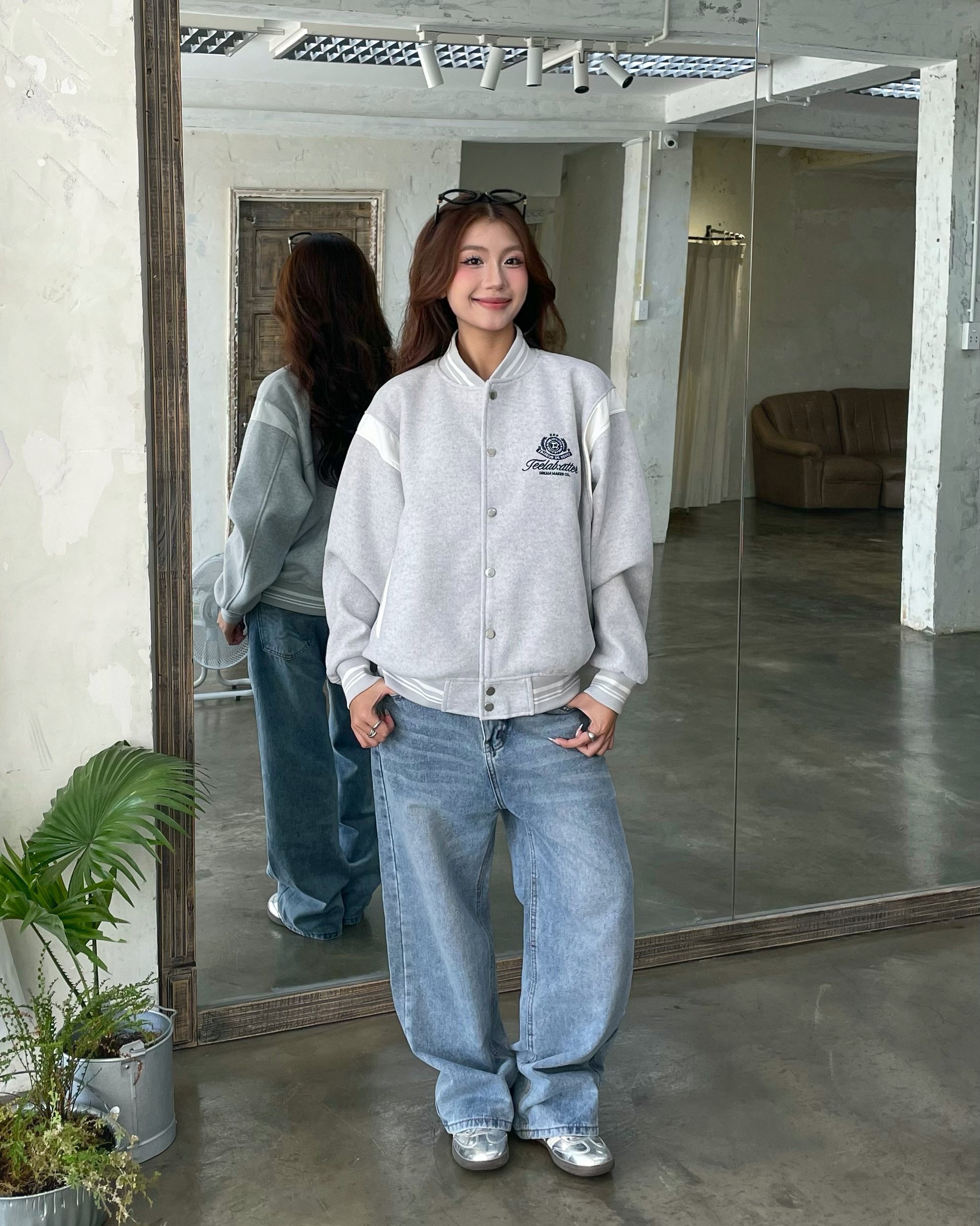 Áo khoác Local Brand Unisex Teelab Preppy Varsity Jacket AK122