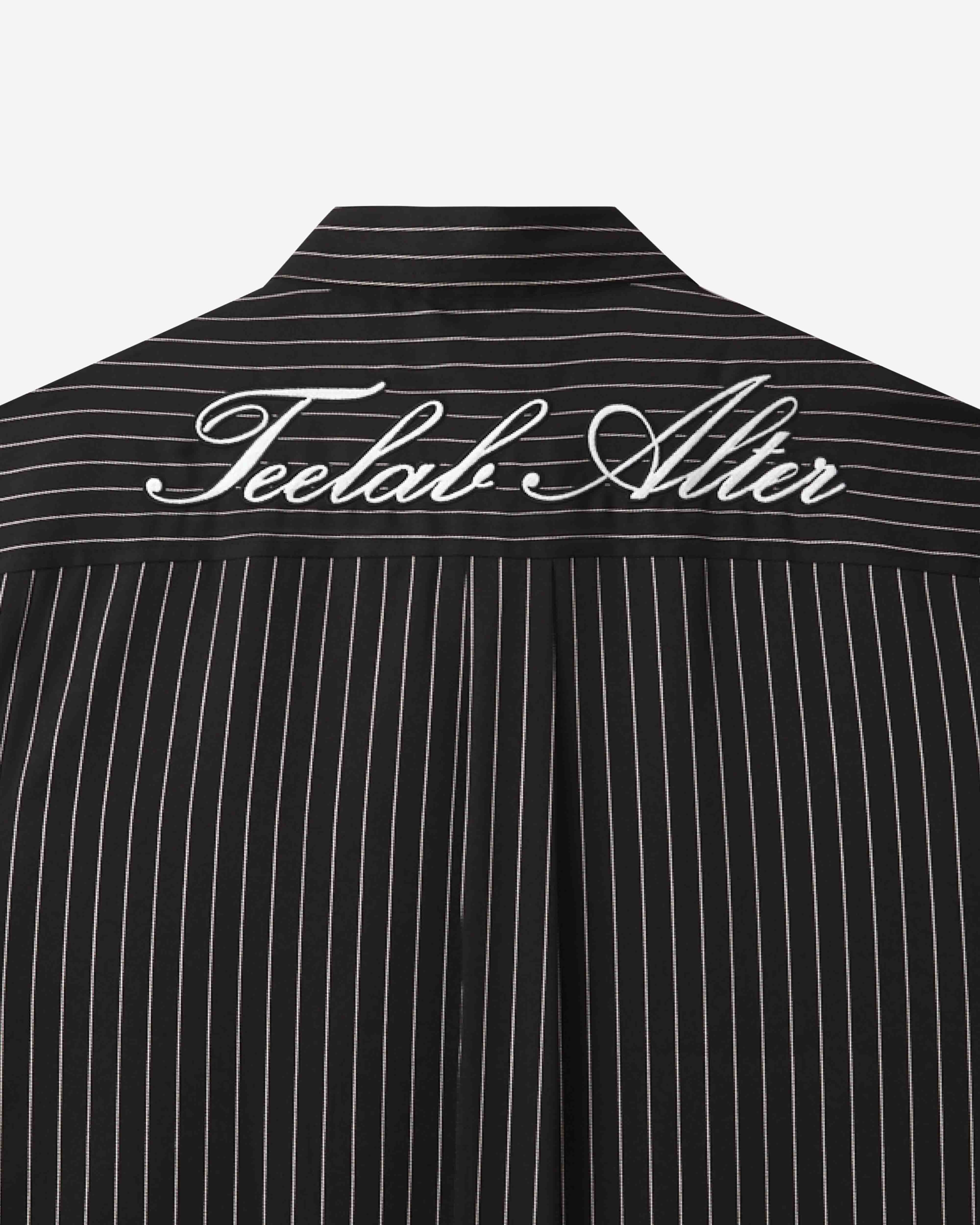 Áo Sơ Mi Cộc Tay Local Brand Unisex Teelab Striped Boxy Shirt SS083