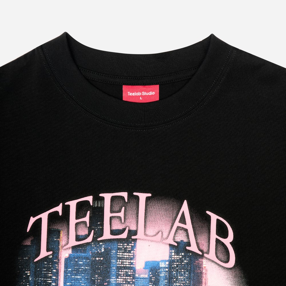 Áo Thun Local Brand Unisex Teelab Sunset LA TS353