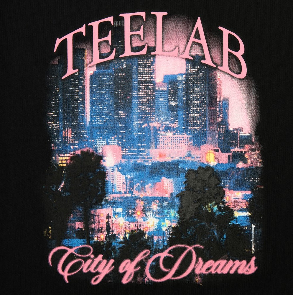 Áo Thun Local Brand Unisex Teelab Sunset LA TS353
