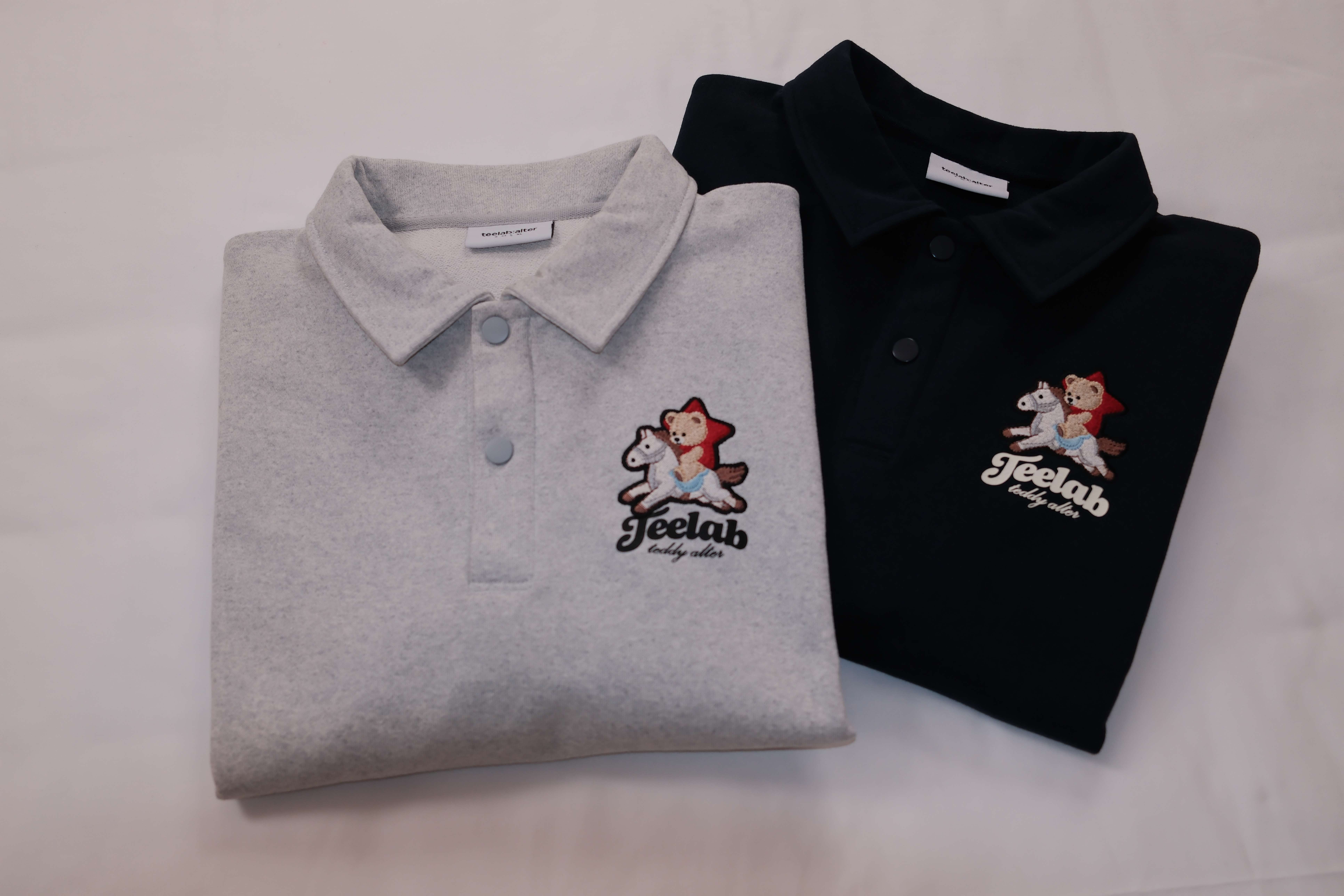 [Tặng Gấu] [Tặng Túi] Áo Sweater Teelab Alter Semi-Boxy Nỉ Chân Cua Cổ Bẻ Thêu Teddy Alter TET EDITION Unisex HD138