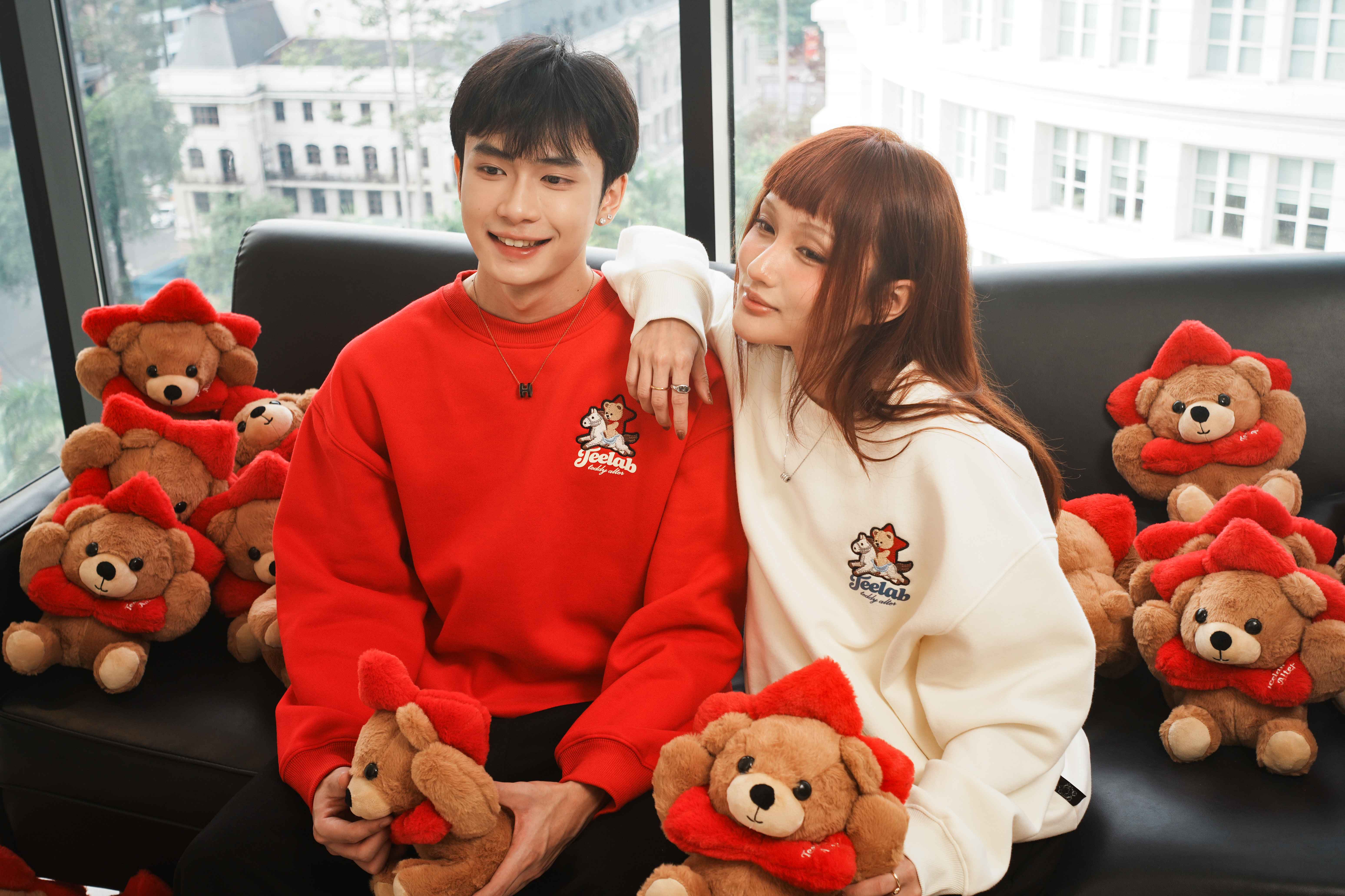 [Tặng Gấu] [Tặng Túi] Áo Sweater Teelab Alter Oversize Nỉ Bông Thêu Teddy TET EDITION Unisex HD137
