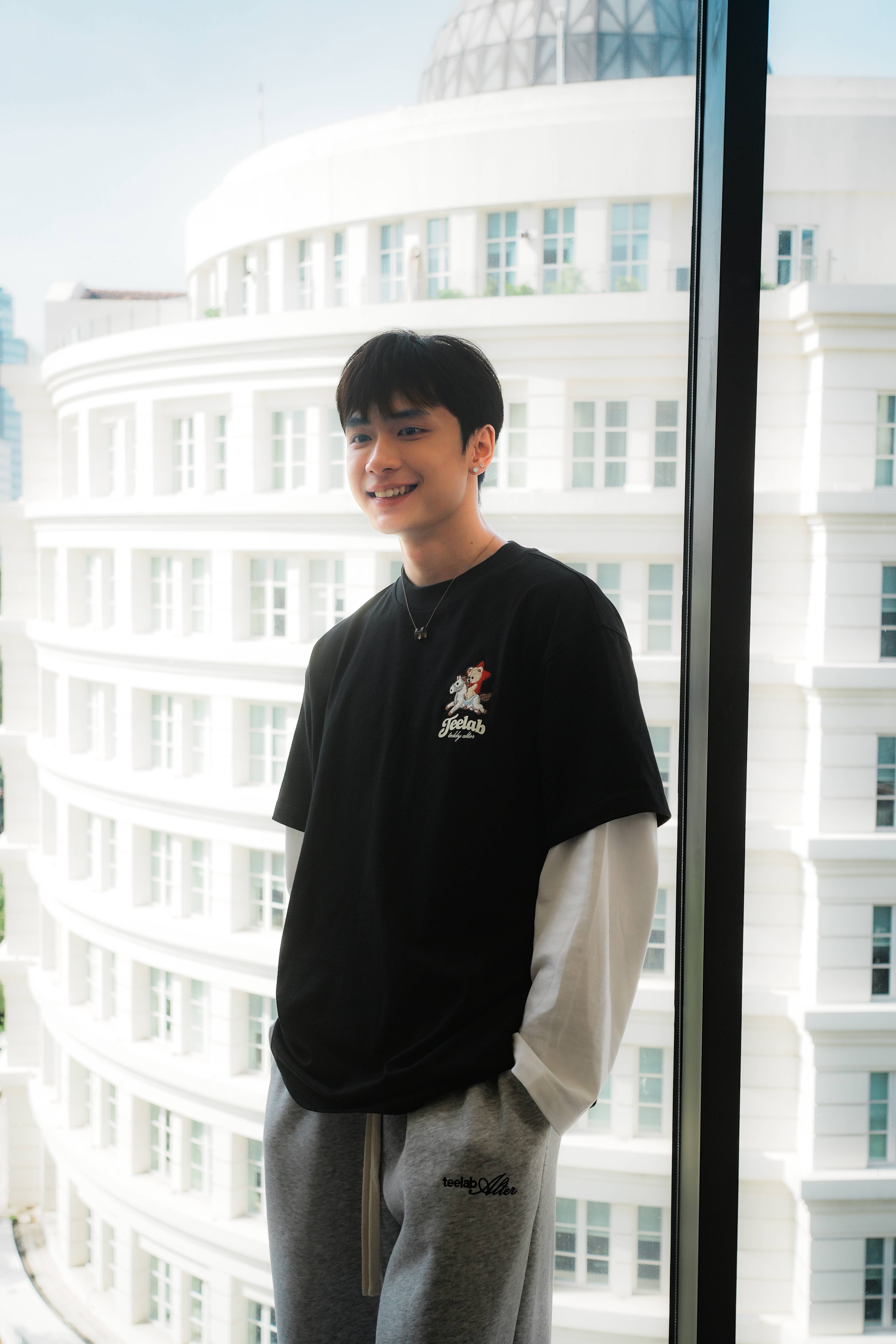 [Tặng Gấu] [Tặng Túi] Áo Thun Teelab Alter Oversize Cotton Thêu Teddy TET EDITION Unisex TS361