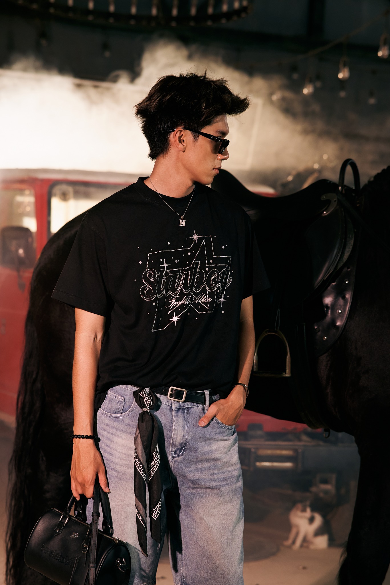 Áo Thun Unisex Local Brand TEELAB STARBOY Tshirt TS337
