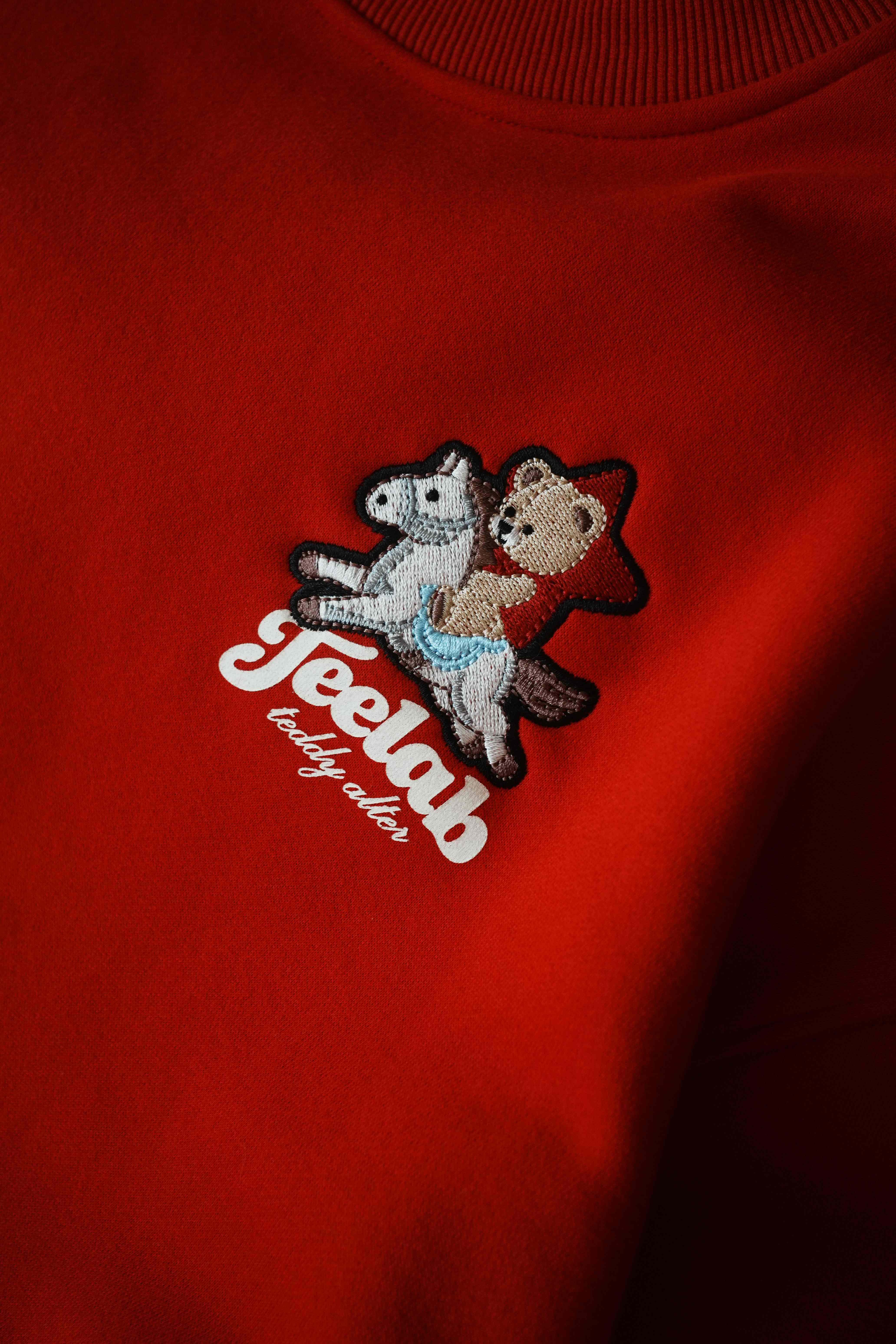 [Tặng Gấu] [Tặng Túi] Áo Sweater Teelab Alter Oversize Nỉ Bông Thêu Teddy TET EDITION Unisex HD137