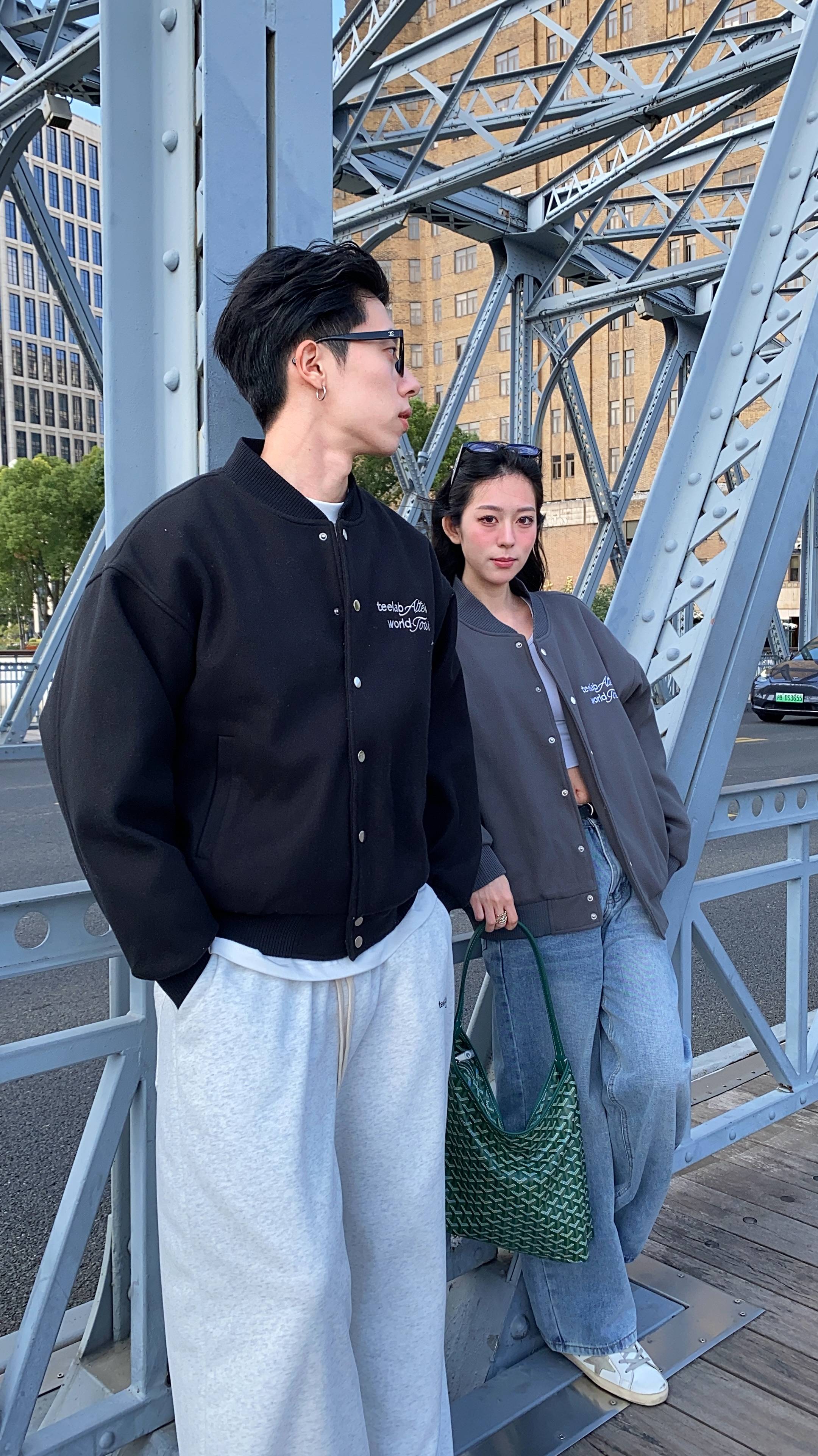 Áo khoác Local Brand Unisex Teelab Preppy Varsity Jacket AK122