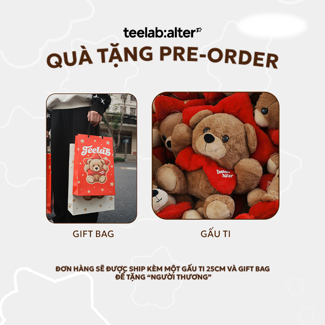 [Tặng Gấu] [Tặng Túi] Áo Cardigan Teelab Alter Oversize Nỉ bông Premium Fleece In Teddy Unisex AK142