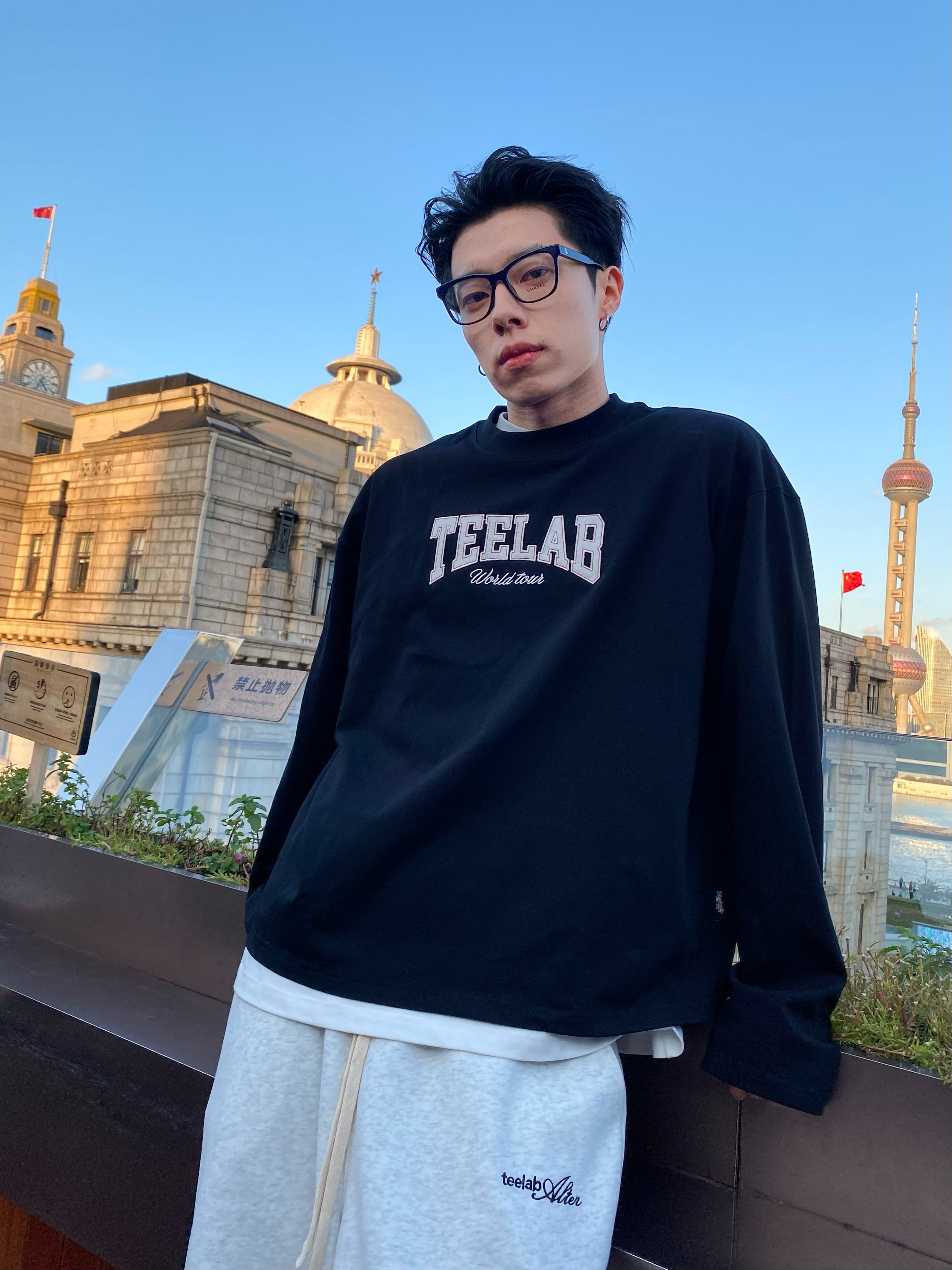 Áo Thun Tay Dài Local Brand Unisex Teelab Long Sleeve Boxy Tee TS359