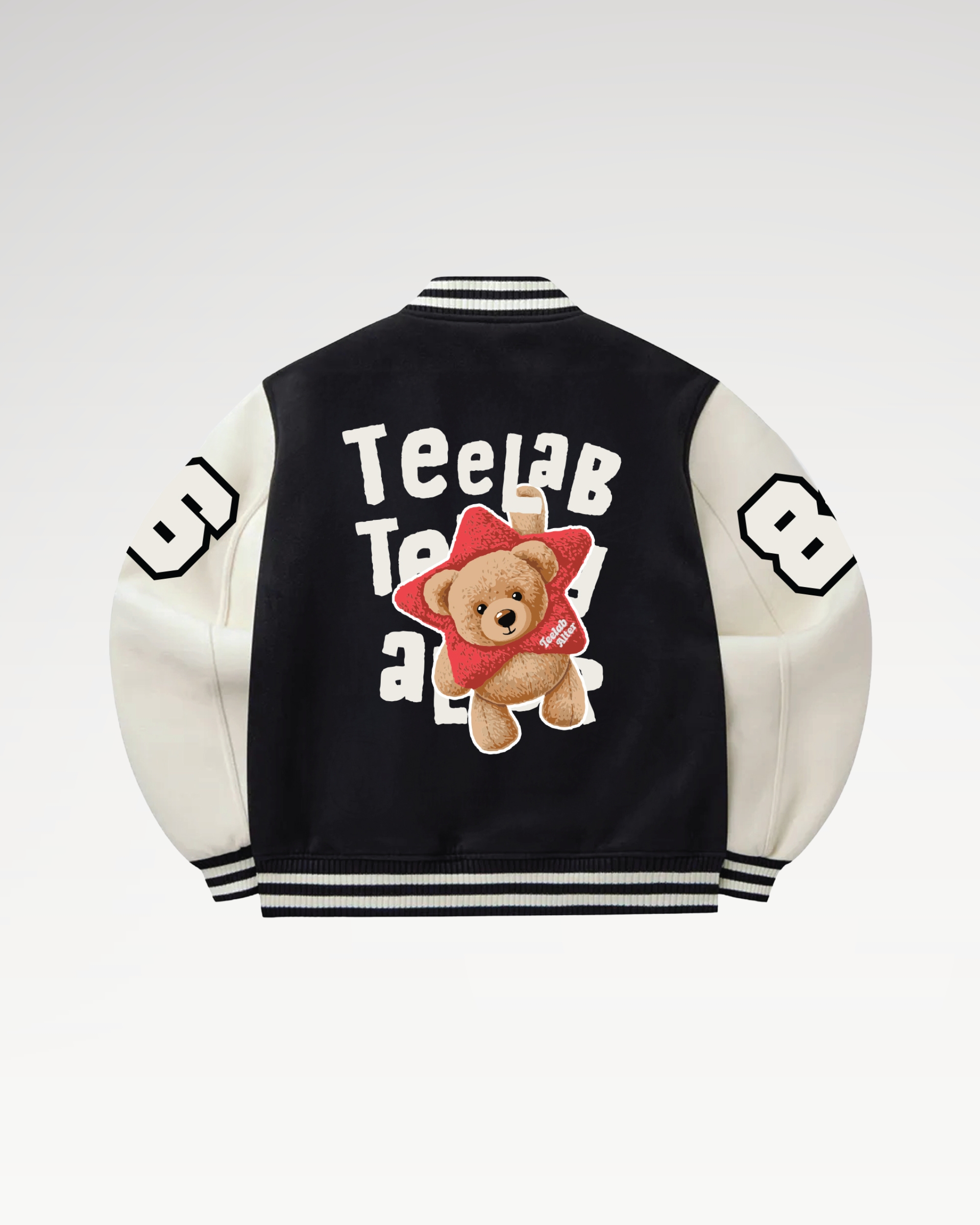 Áo Khoác Varsity Teelab Alter Oversize Dạ Phối Da Thêu Teddy Unisex AK143