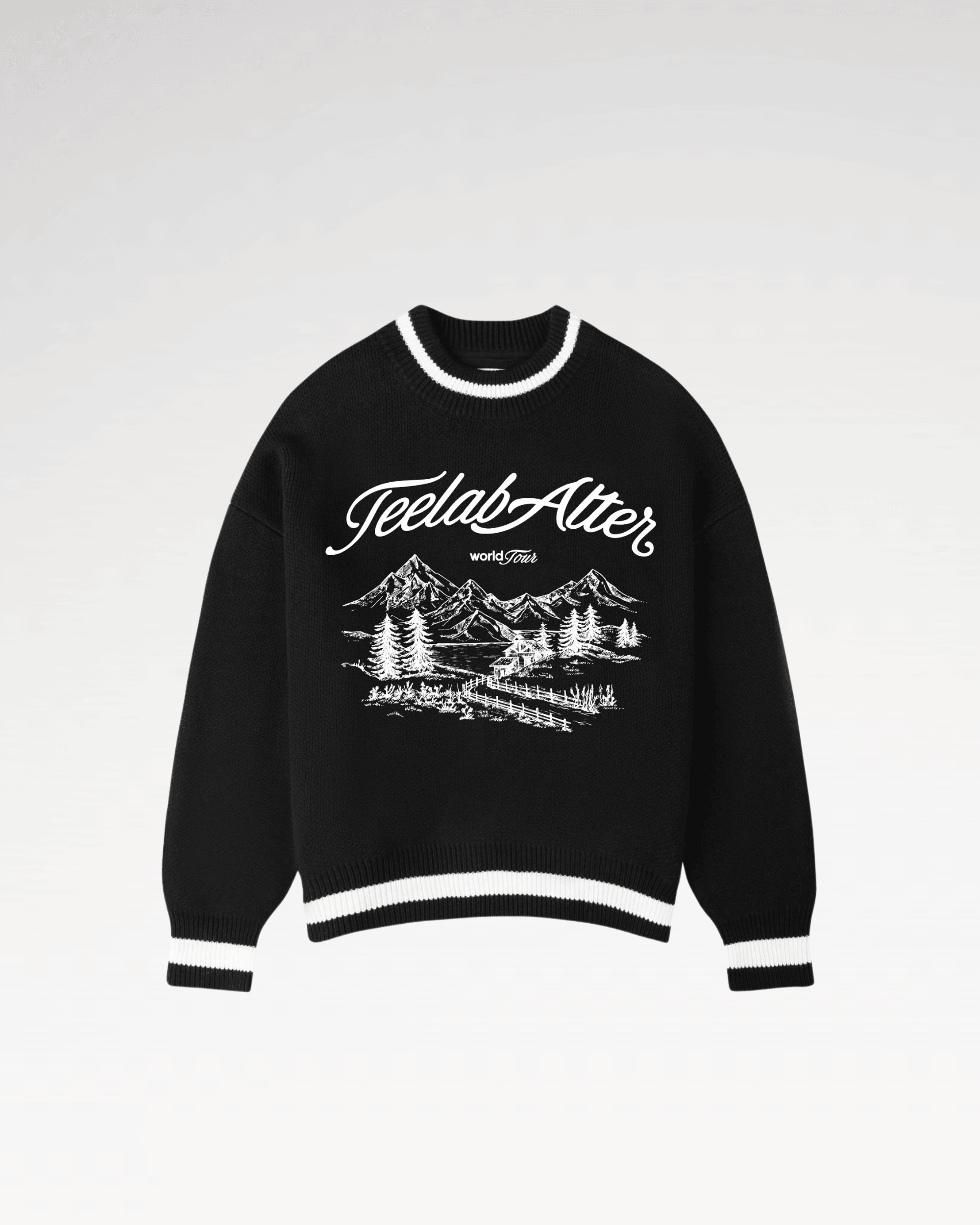 Áo Sweater Local Brand Unisex Dệt Kim Thuỵ Sĩ Teelab World Tour HD131