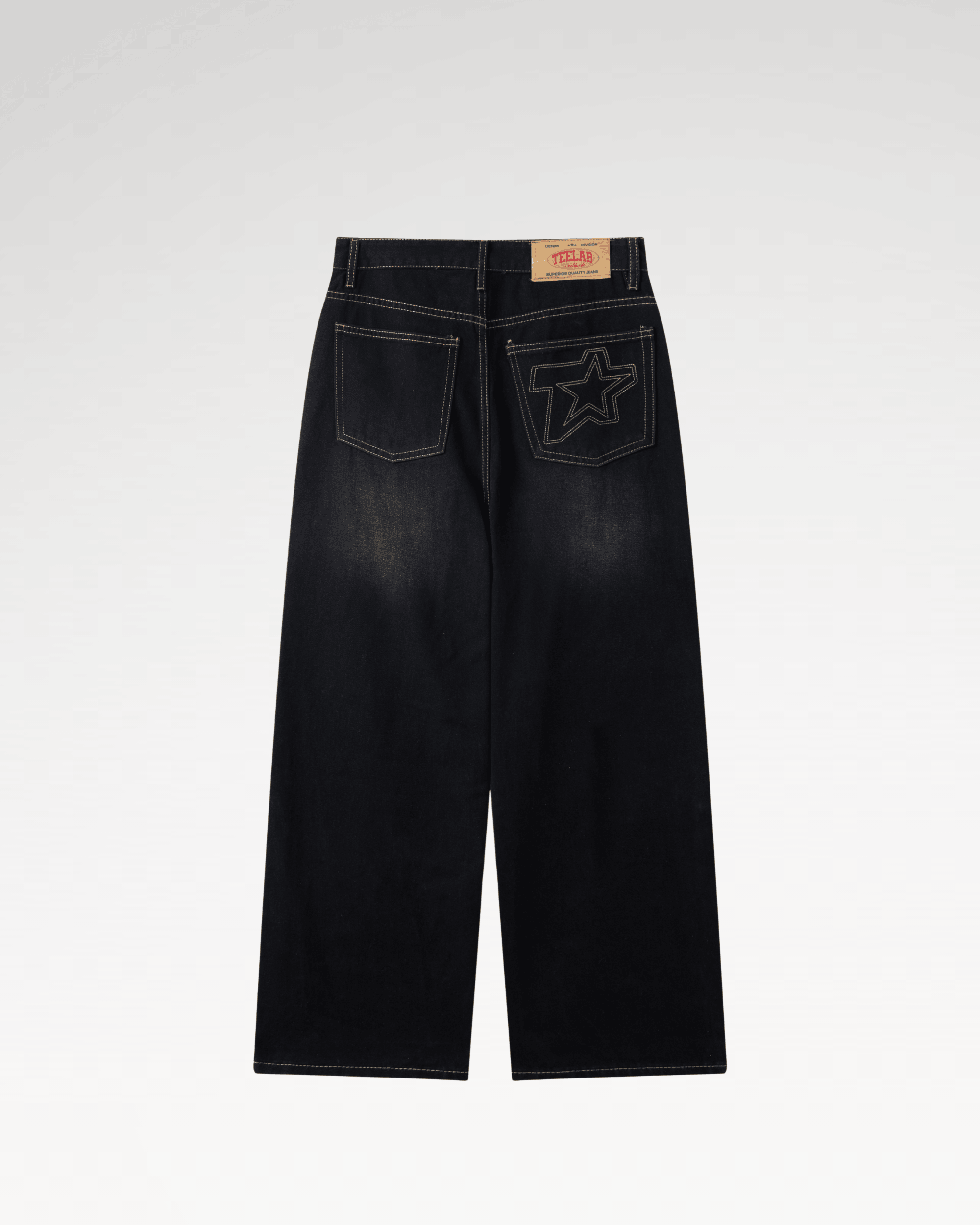 [F5 x TEELAB 5TH BIRTHDAY] Quần Dài Local Brand Unisex Teelab Jeans Ống Rộng PS116