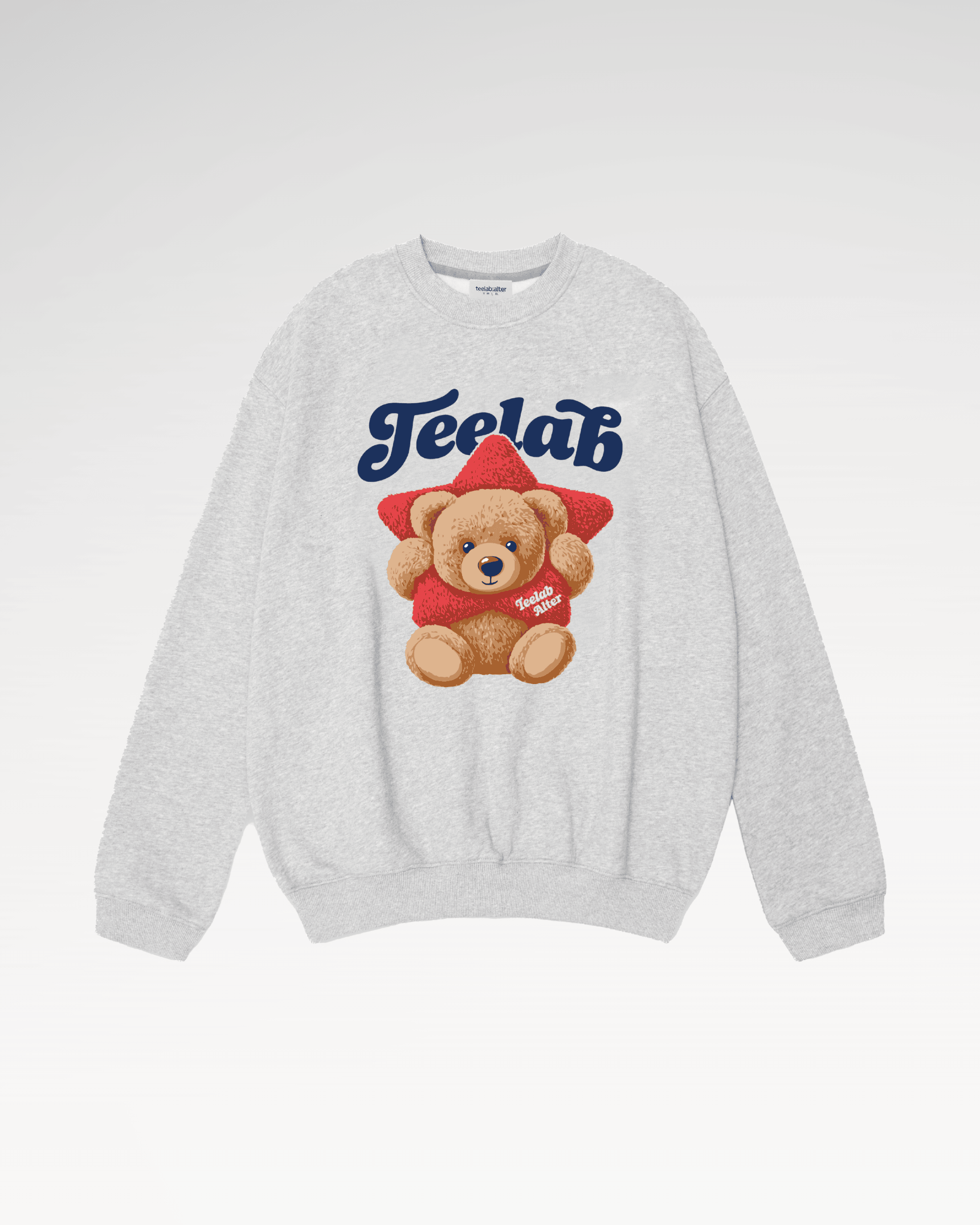 [Tặng Gấu] [Tặng Túi] Áo Sweater Teelab Alter Semi-boxy Nỉ Bông In Lụa Teddy Star Collection Unisex HD134