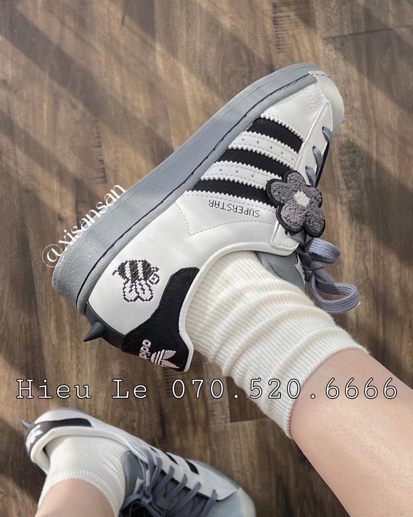 Giày Adidas Superstar Melting Sadness Bee 'Grey' GZ6990 HieuLe