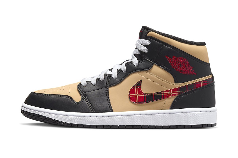 Giày Nam Air Jordan 1 Mid Tartan Swoosh - DZ5329-001 HieuLe SNKRS - Chuyên Hàng Chính Hãng Giày Nam Air Jordan 1 Mid Tartan Swoosh - Dz5329-001 Hieule Snkrs - Chuyên Hàng Chính Hãng