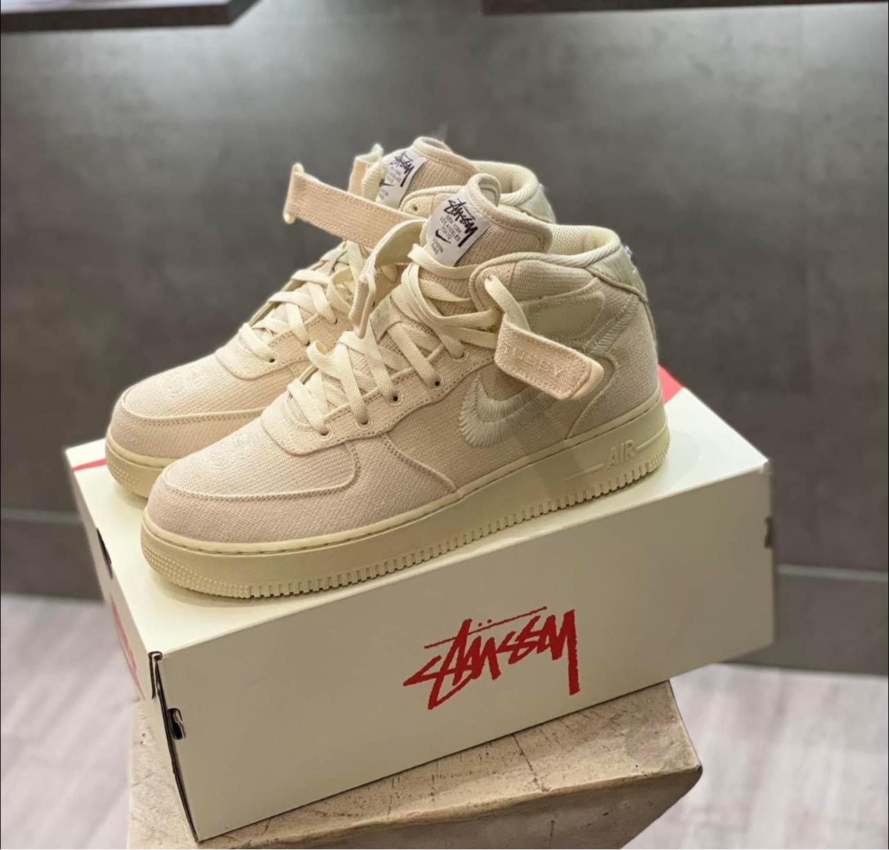 Stussy X Air Force X StÃ¼ssy Fossil Light Bone Air Force Stussy