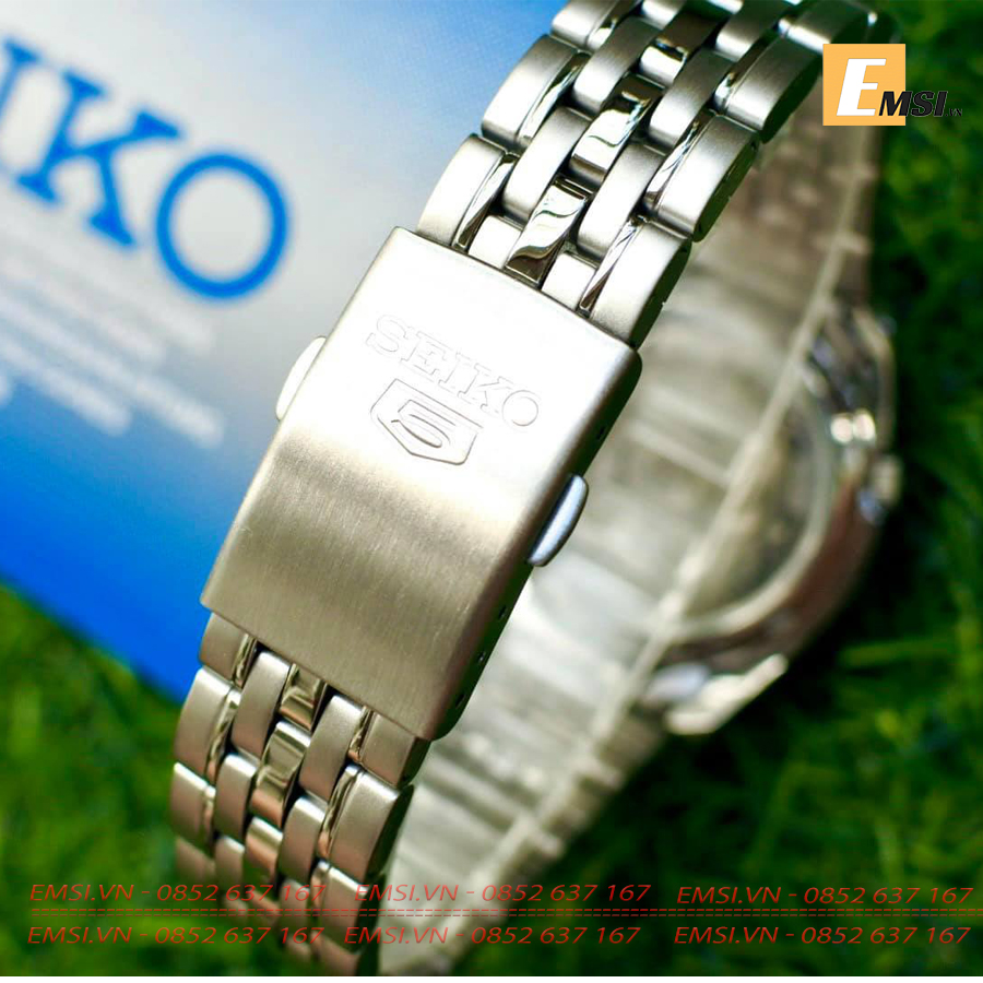 Seiko SNK369K1 - Đồng Hồ Nam - Máy Cơ / Automatic - Size Mặt 37mm - Kính  Khoáng 