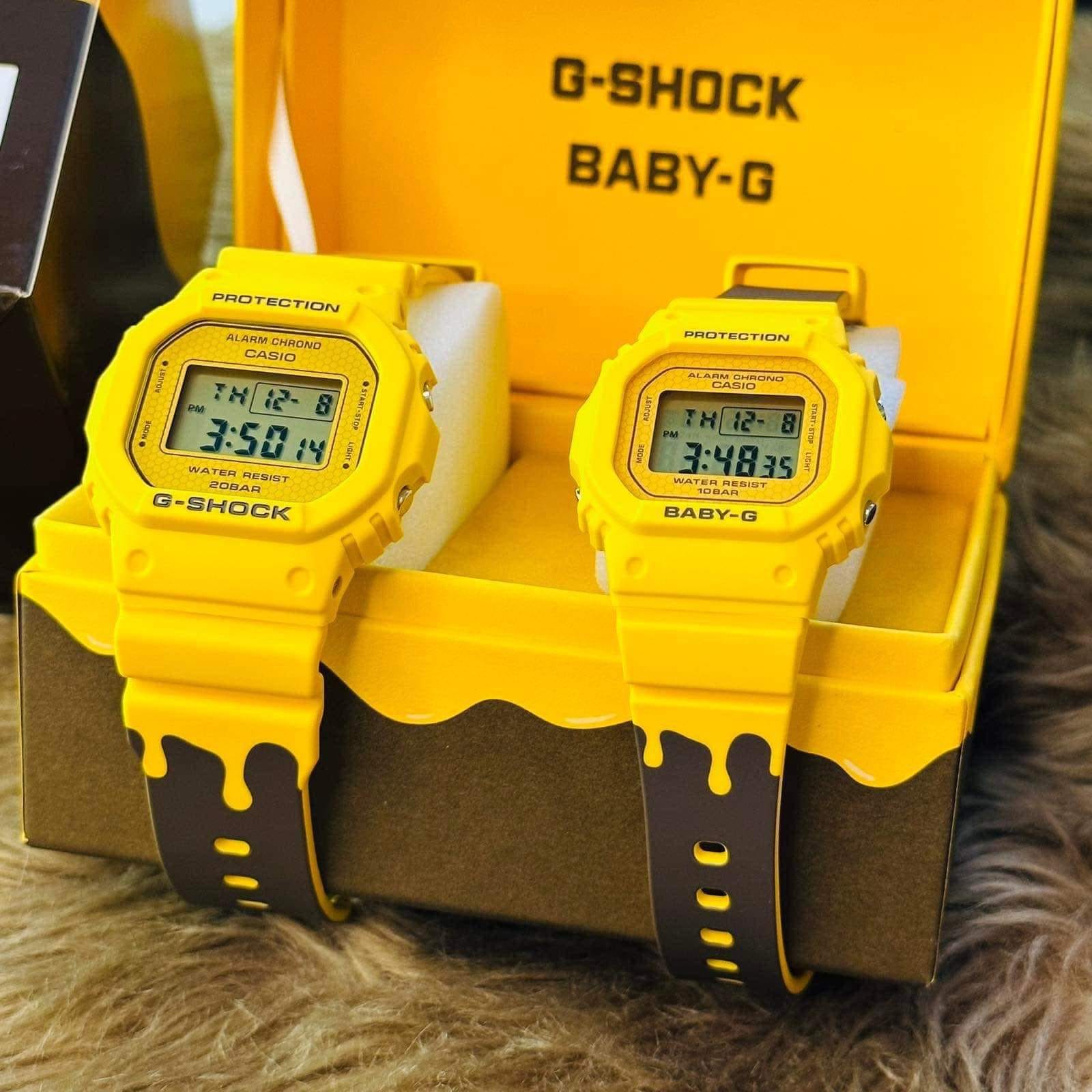 SLV-22B-9DR Đồng Hồ Casio Cặp Đôi G-Shock Baby-G