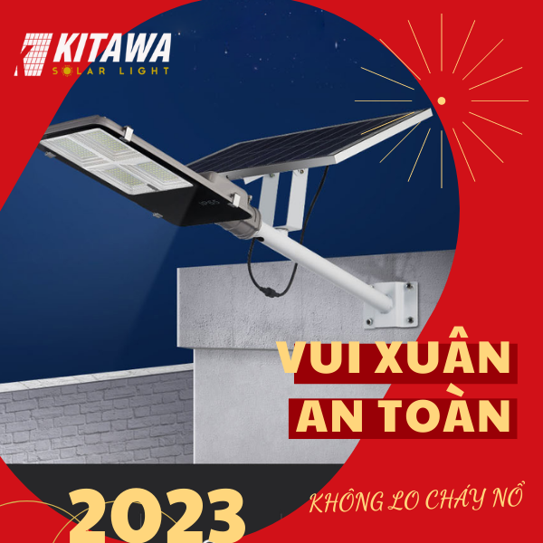 Sử dụng đèn năng lượng mặt trời phòng chống cháy nổ, chập điện mùa Tết