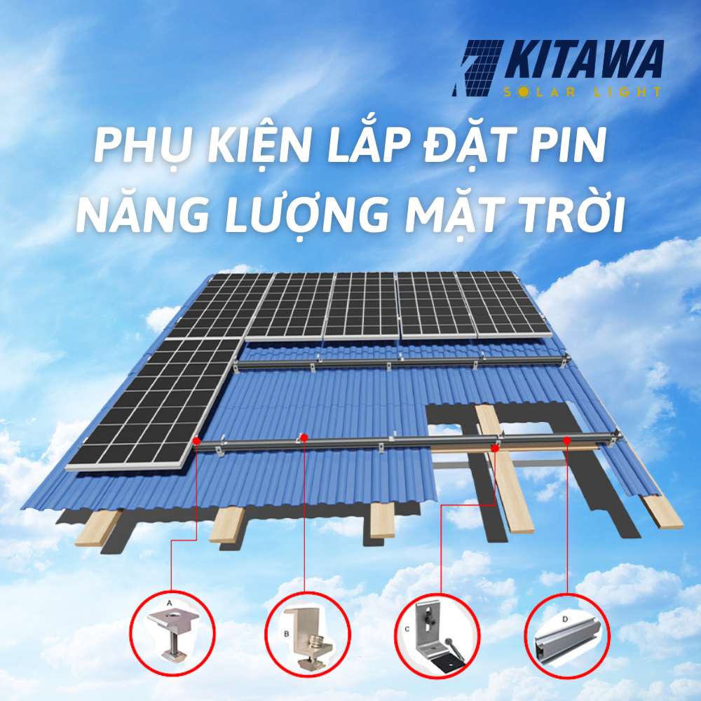 Tổng hợp phụ kiện lắp đặt pin năng lượng mặt trời cần thiết