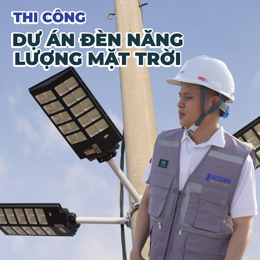 Kitawa Thi Công Dự Án 150 Cây Đèn Năng Lượng Mặt Trời Tại Cần Giờ
