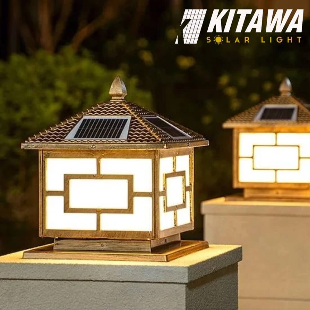 Cách lắp đèn trụ cổng năng lượng mặt trời đơn giản và hiệu quả