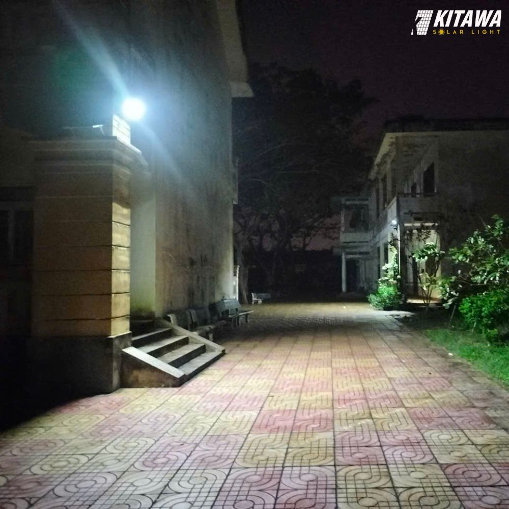 KITAWA lắp đặt đèn năng lượng mặt trời cho trường học tại Quảng Ngãi