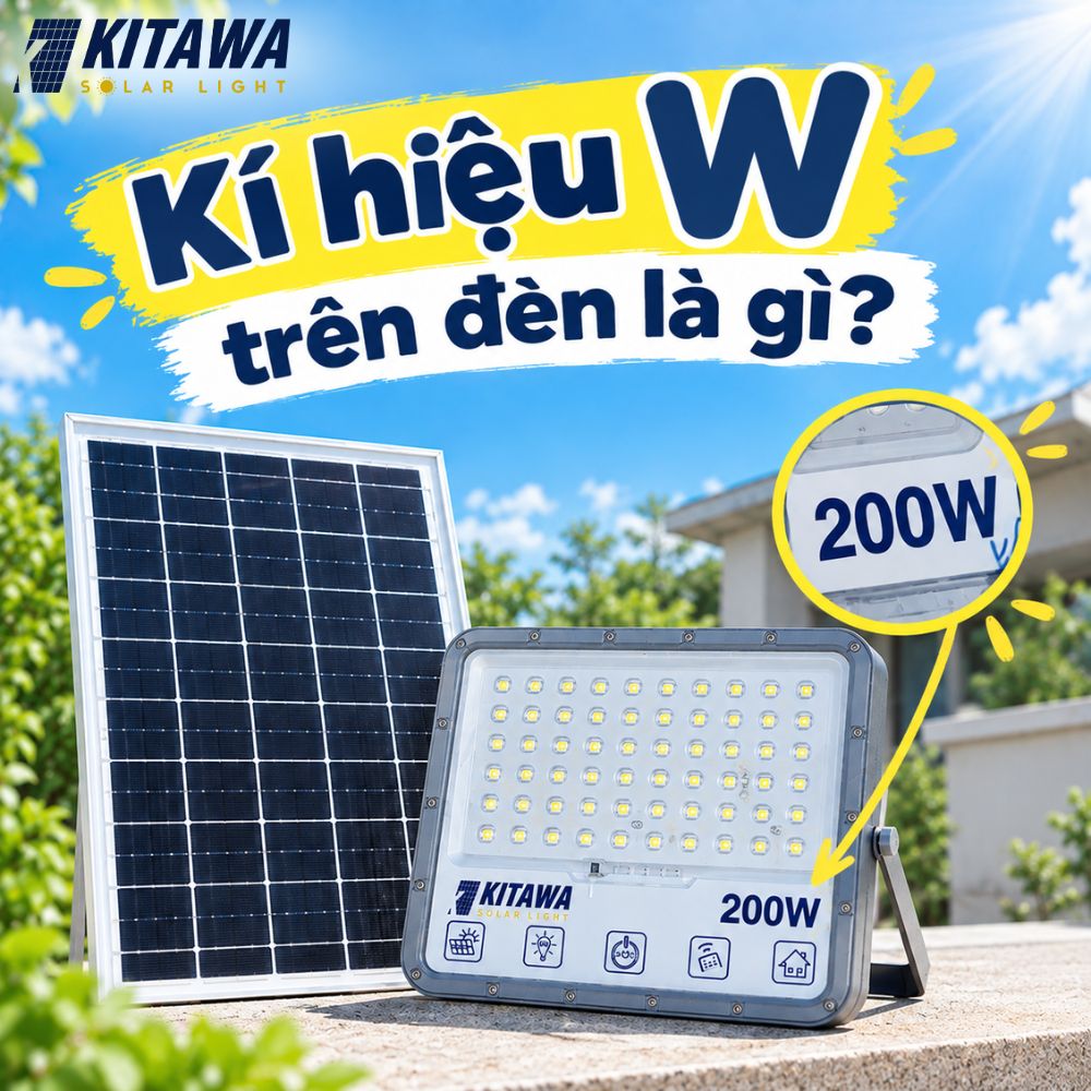 Ký hiệu W trên đèn là gì? Cách hiểu đúng công suất
