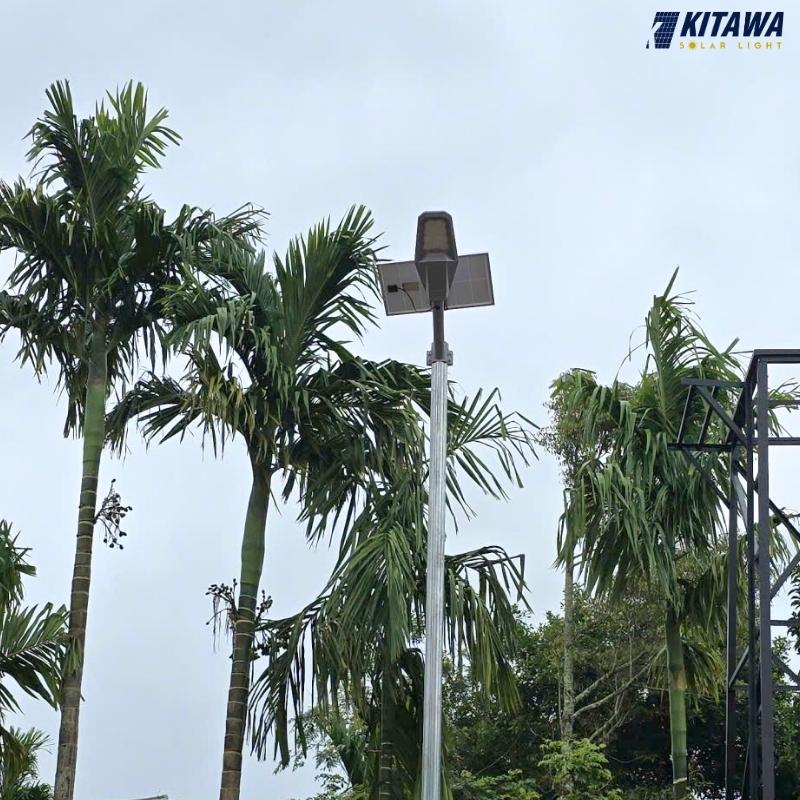 KITAWA lắp đèn năng lượng cho khu dân cư ở Tiền Giang