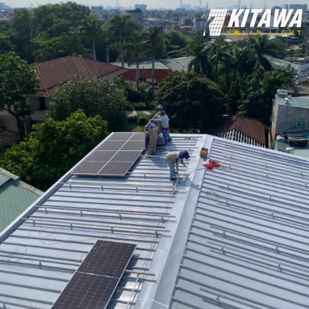 Hoàn thành lắp điện năng lượng 18kW 3 pha cho hộ gia đình anh Hào