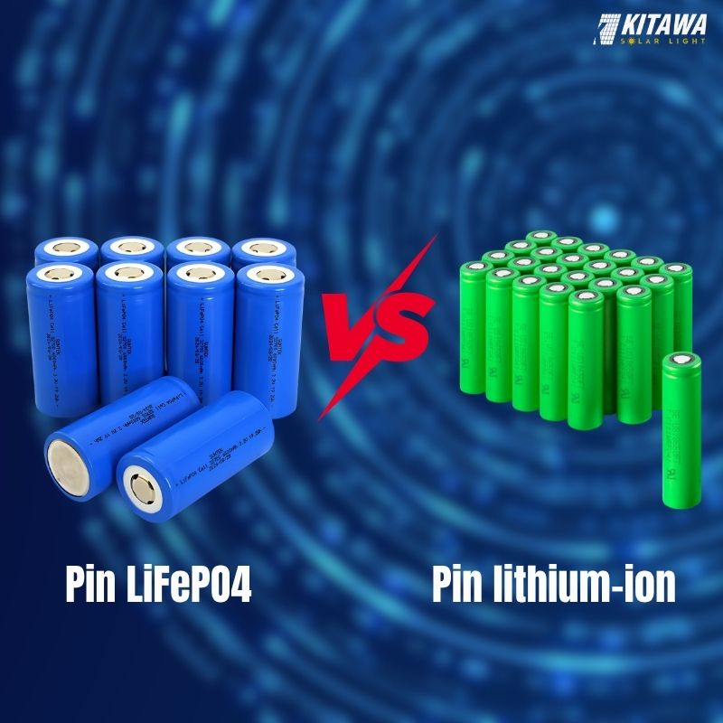 Pin lithium-ion và pin LiFePO4 khác nhau thế nào? So sánh chi tiết