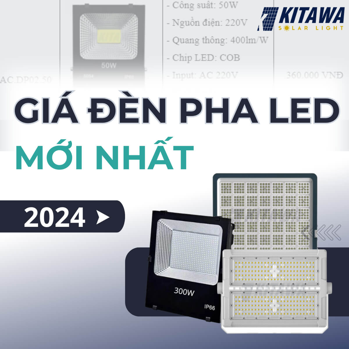 Báo giá đèn pha LED cập nhật chi tiết và mới nhất năm 2026
