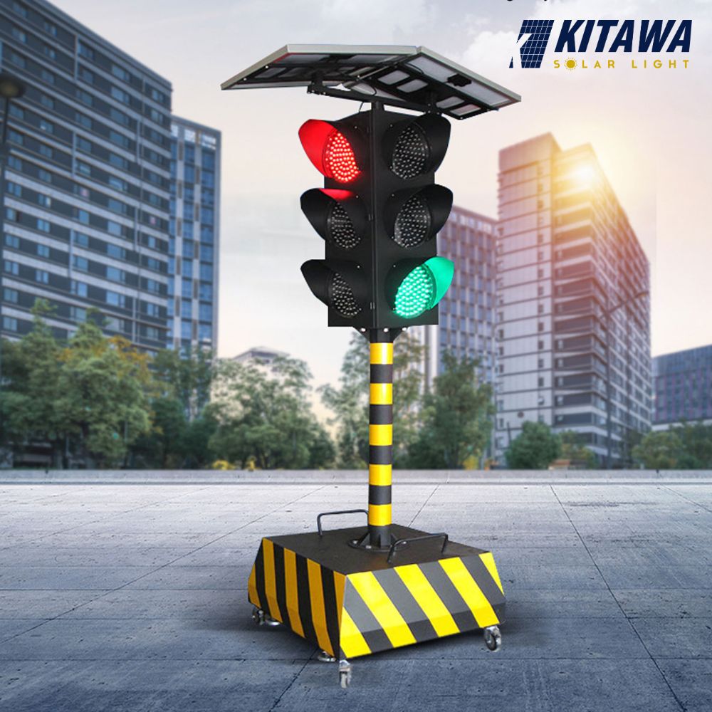Đèn Giao Thông Năng Lượng Mặt Trời Chính Hãng KITAWA