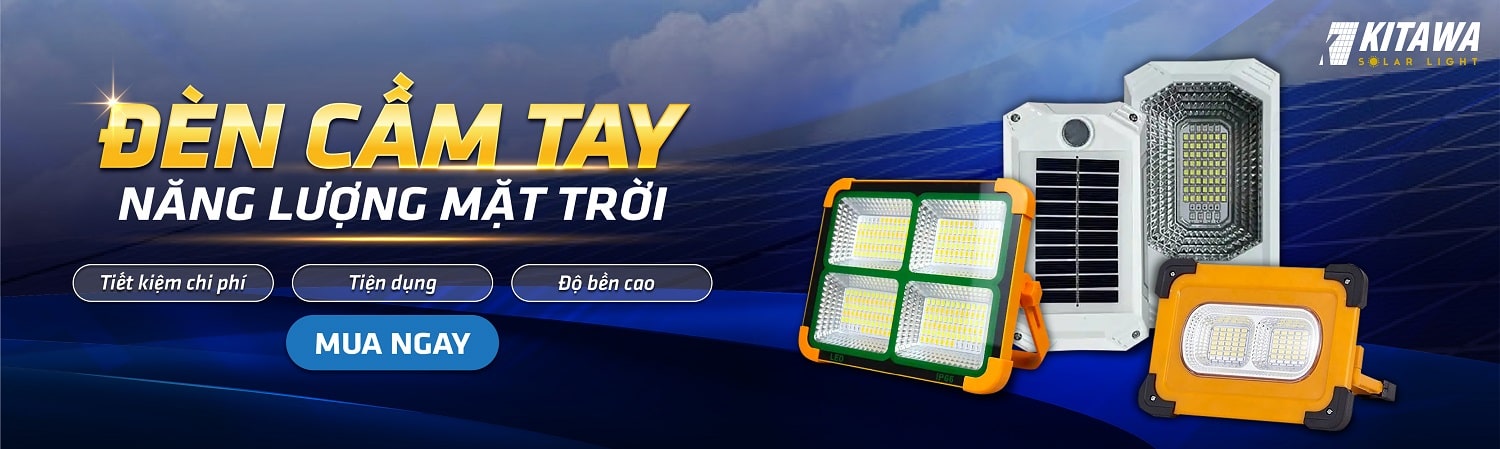 Đèn Cầm Tay, Xách Tay Năng Lượng Mặt Trời | KITAWA Solar Light