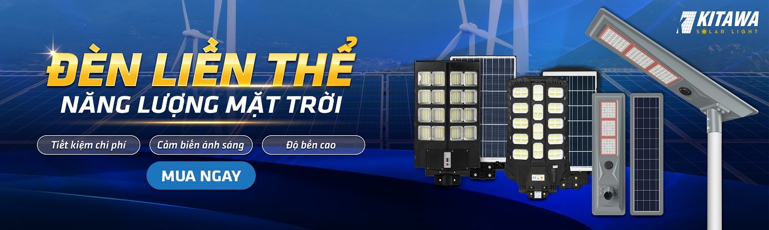 Đèn Đường Liền Thể Năng Lượng Mặt Trời | Kitawa Solar Light