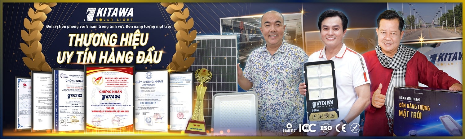 Đèn Năng Lượng Mặt Trời Solar Light Kitawa