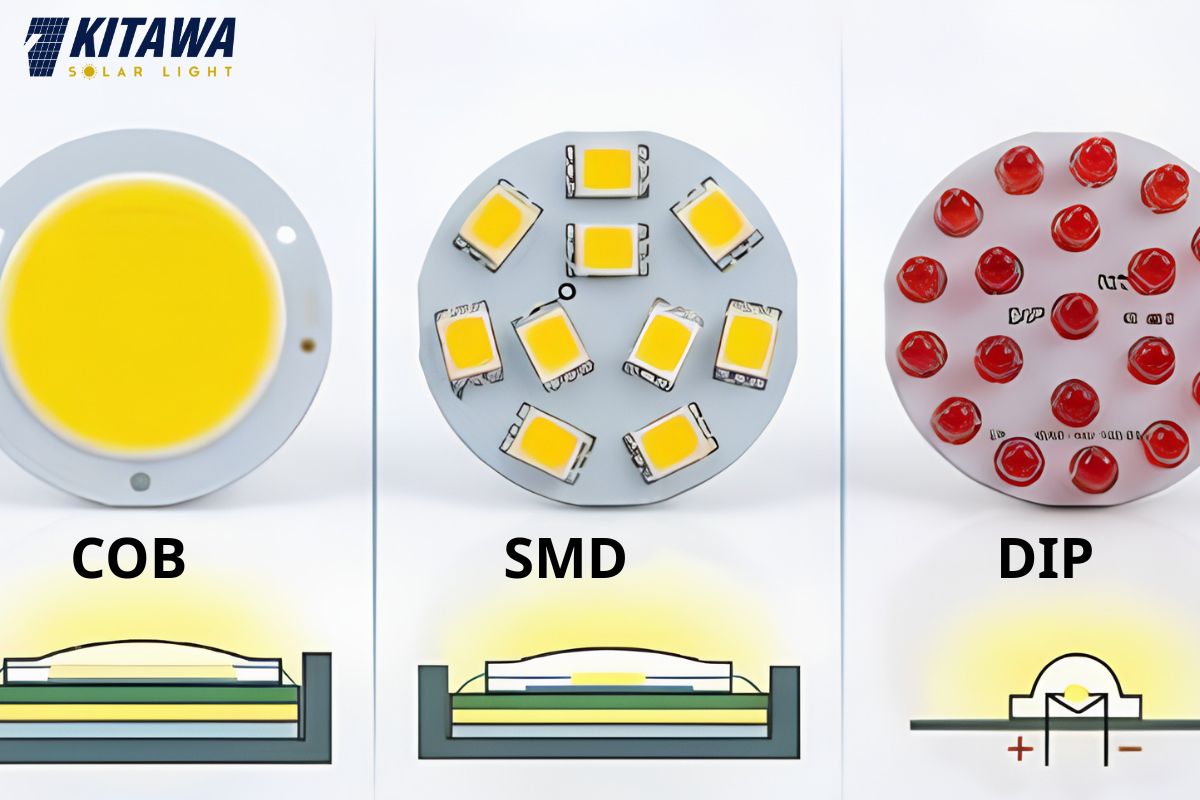 Chip LED COB, SMD và DIP