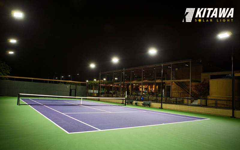 Cách lắp đèn sân tennis đúng giúp duy trì độ bền và hiệu suất 